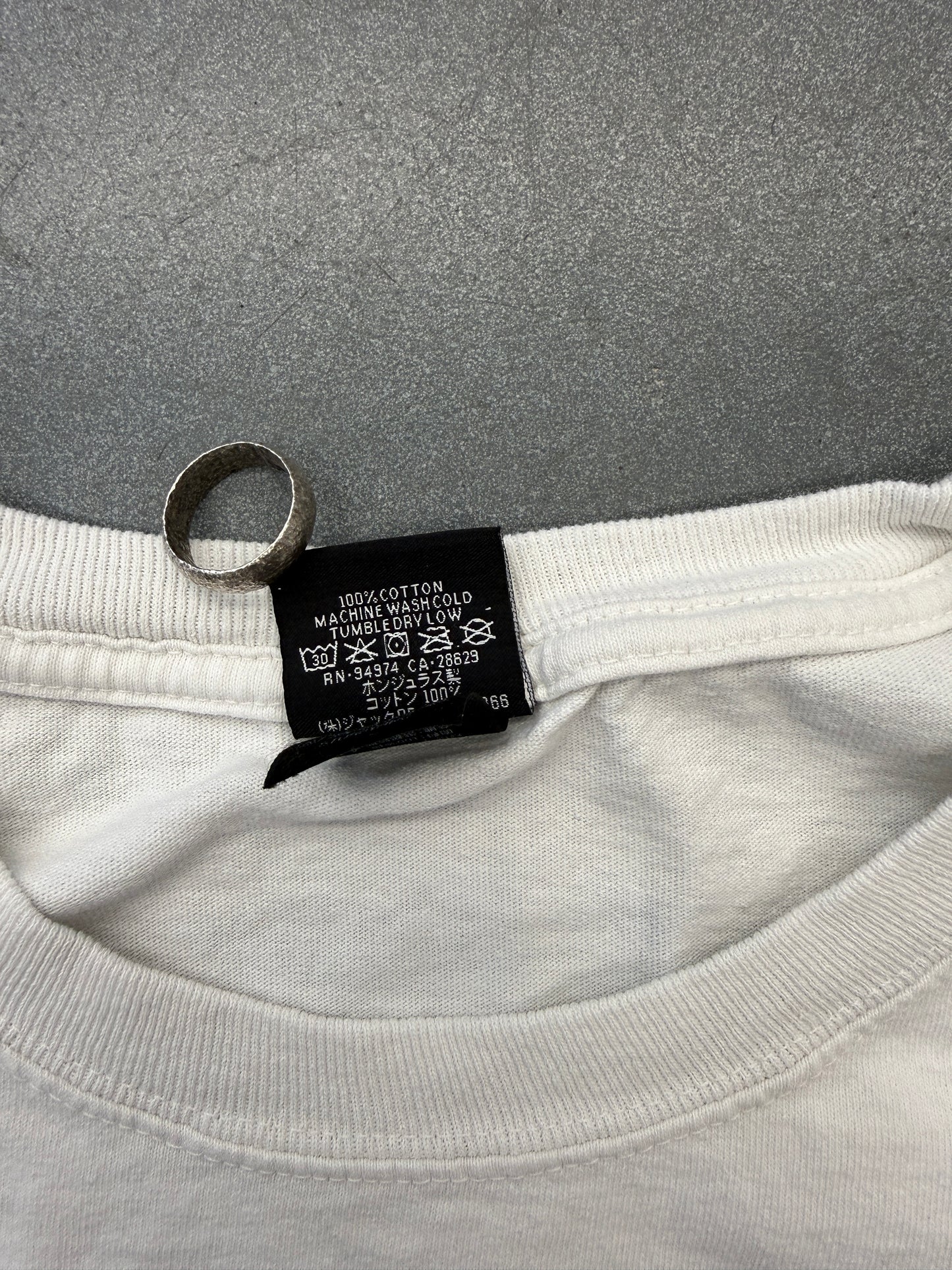 STUSSY DICE MULLET TEE (DOUBLE TAG MADE IN HONDURAS)