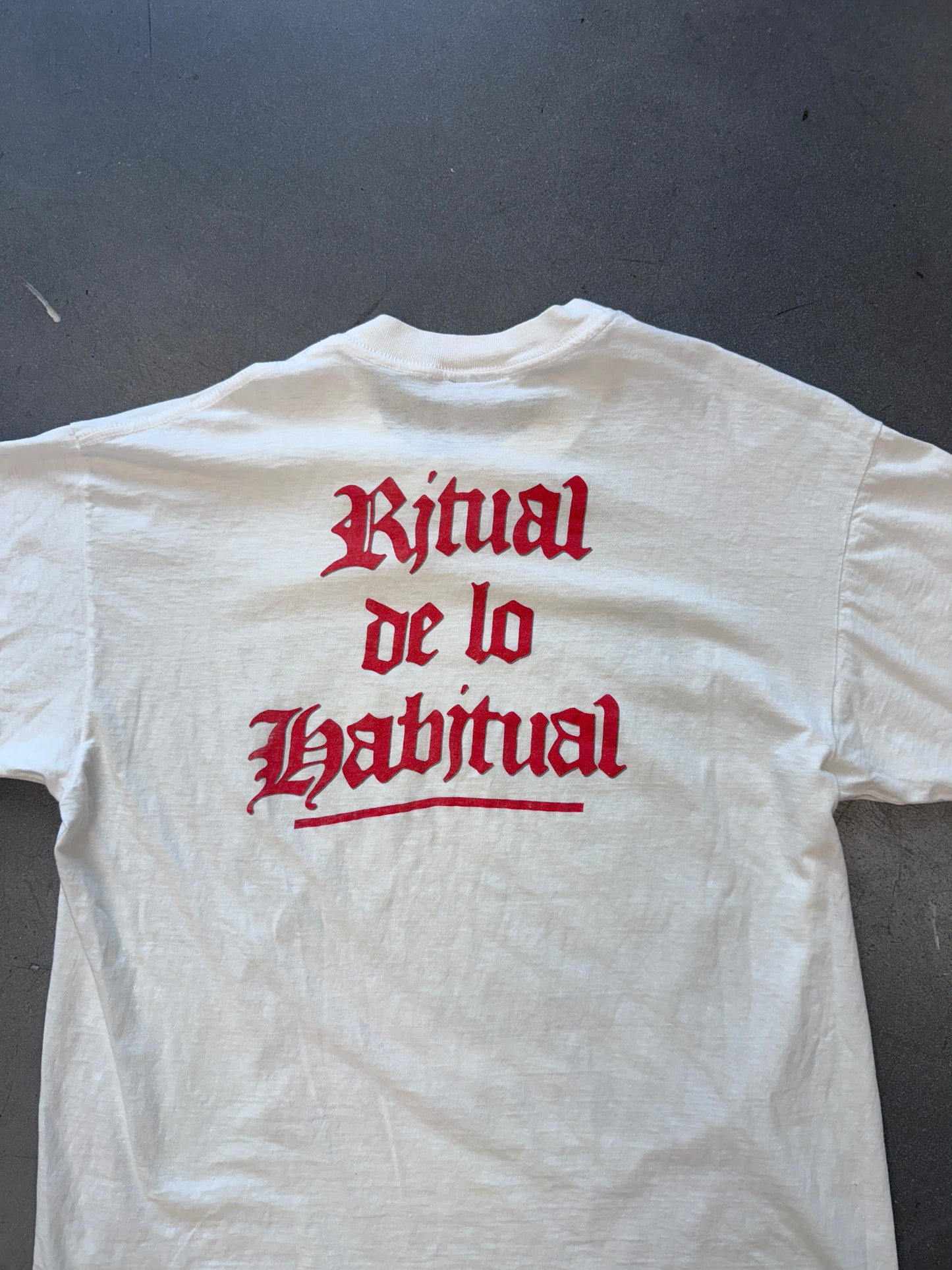 1991 JANES ADDICTION RITUAL DE LO HABITUAL LADY WITH EYEBALL PLATE TEE (BROCKUM TAG)