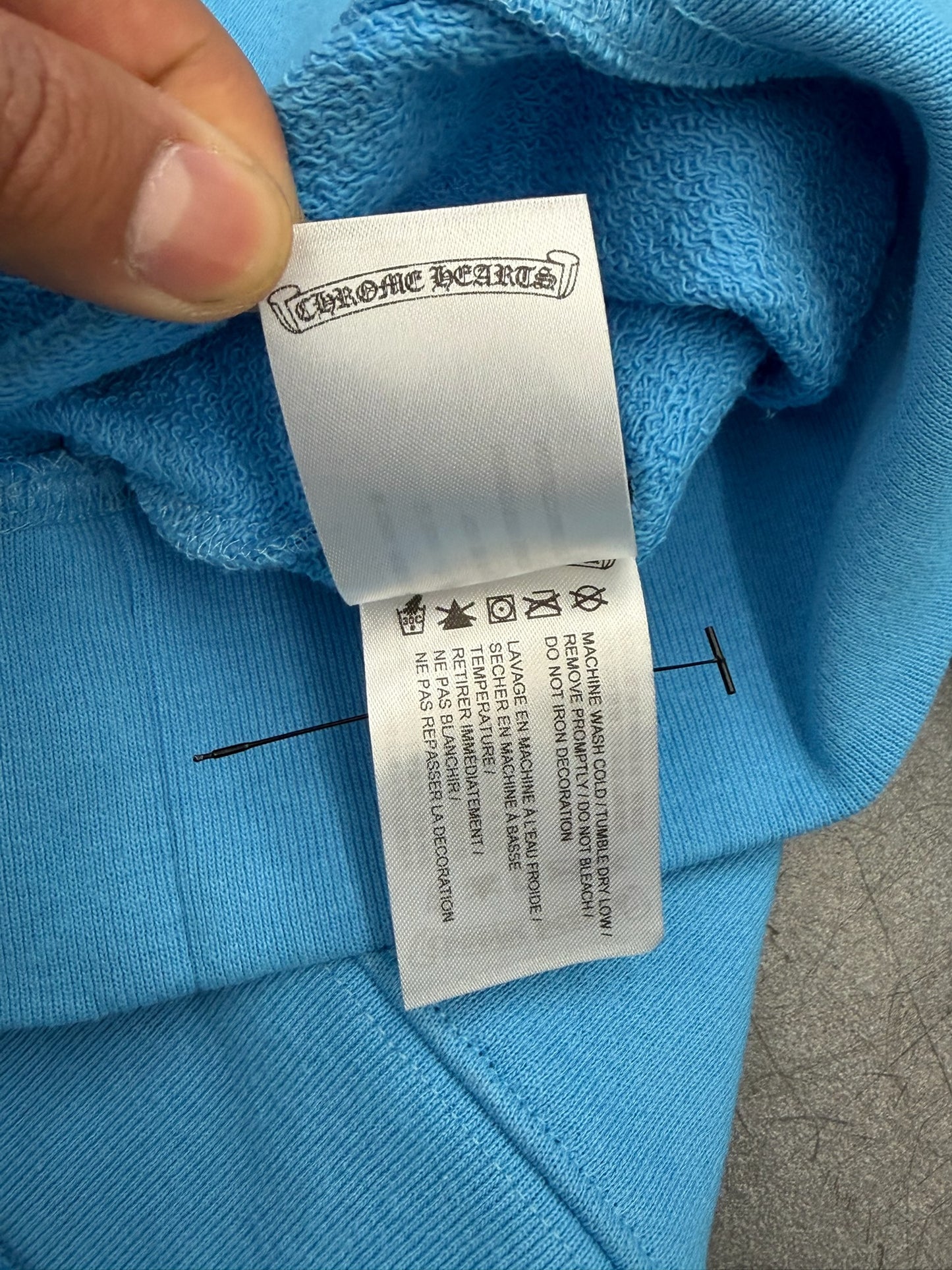 CHROME HEARTS MATTY BOY BRAND NEW HOODIE - BLUE