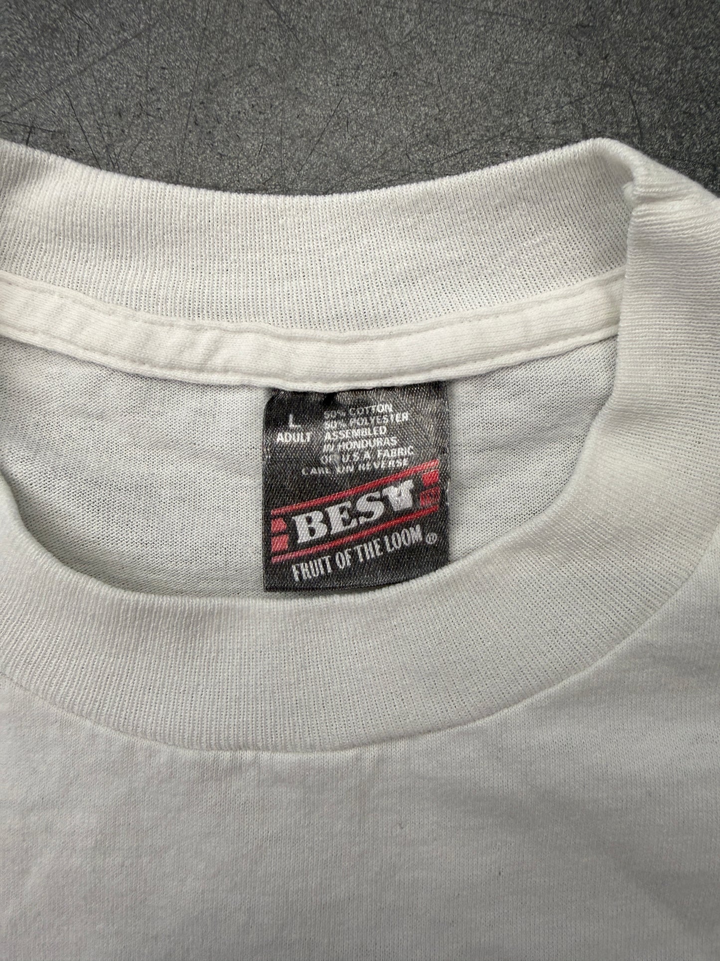 1996 THE MASK "SOMEBODY STOP ME!" TEE (FOTL BEST TAG)