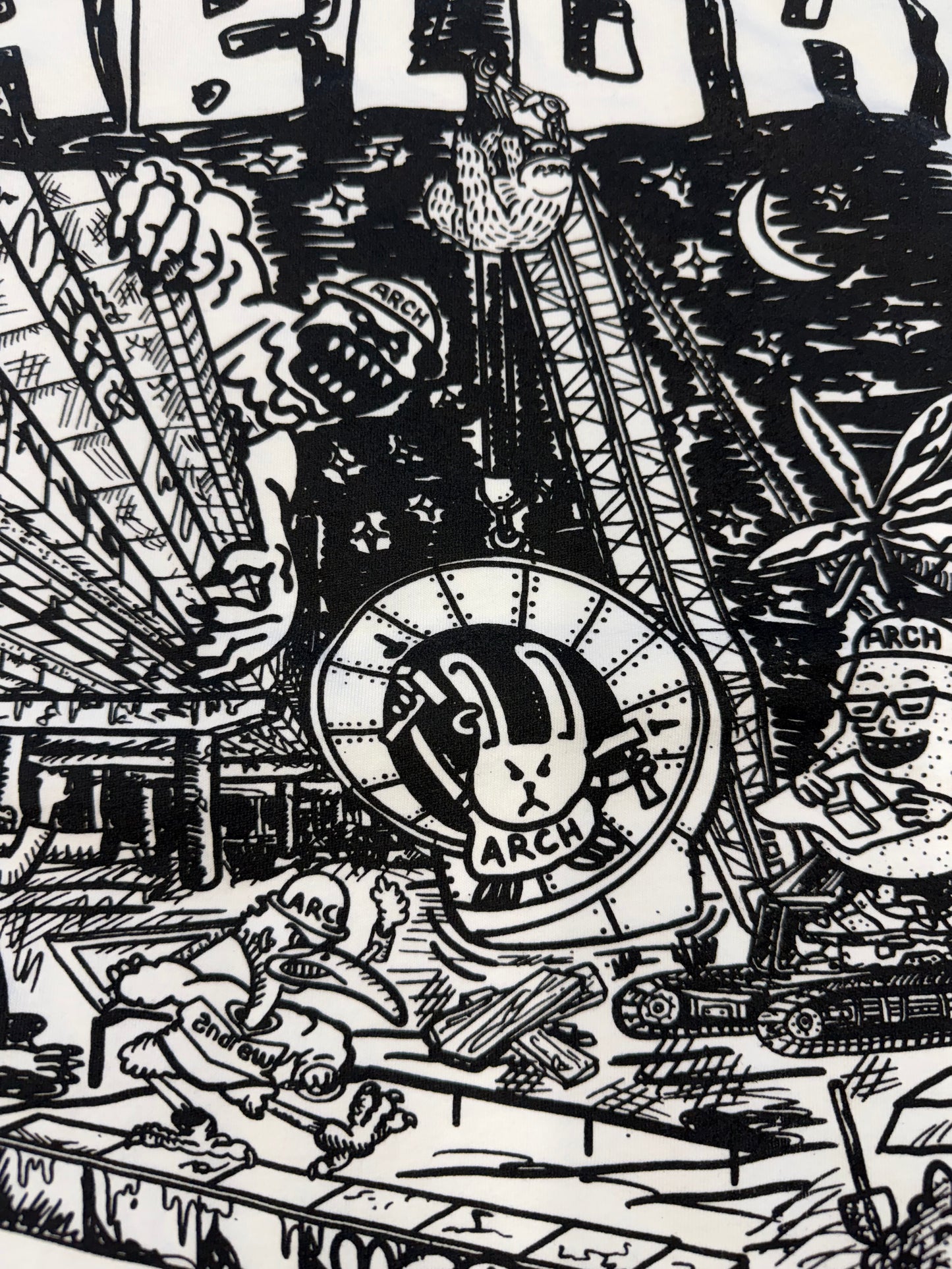 2023 ARCH X ABLOH INVITATIONAL CONSTRUCTION ZONE TEE - WHITE (2XL)