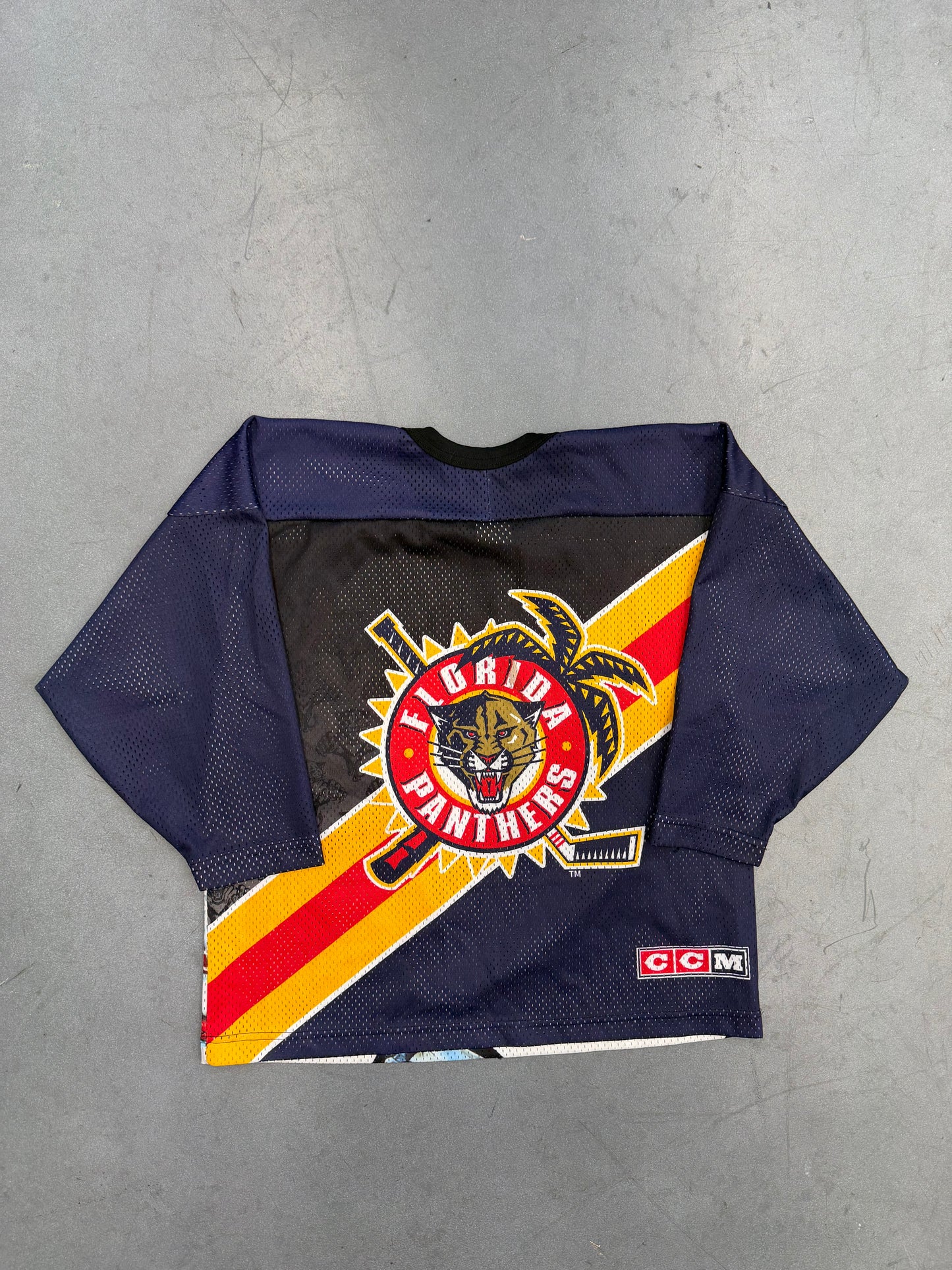 90'S FLORIDA PANTHERS NHL ALL OVER HOCKEY JERSEY (CCM TAG)