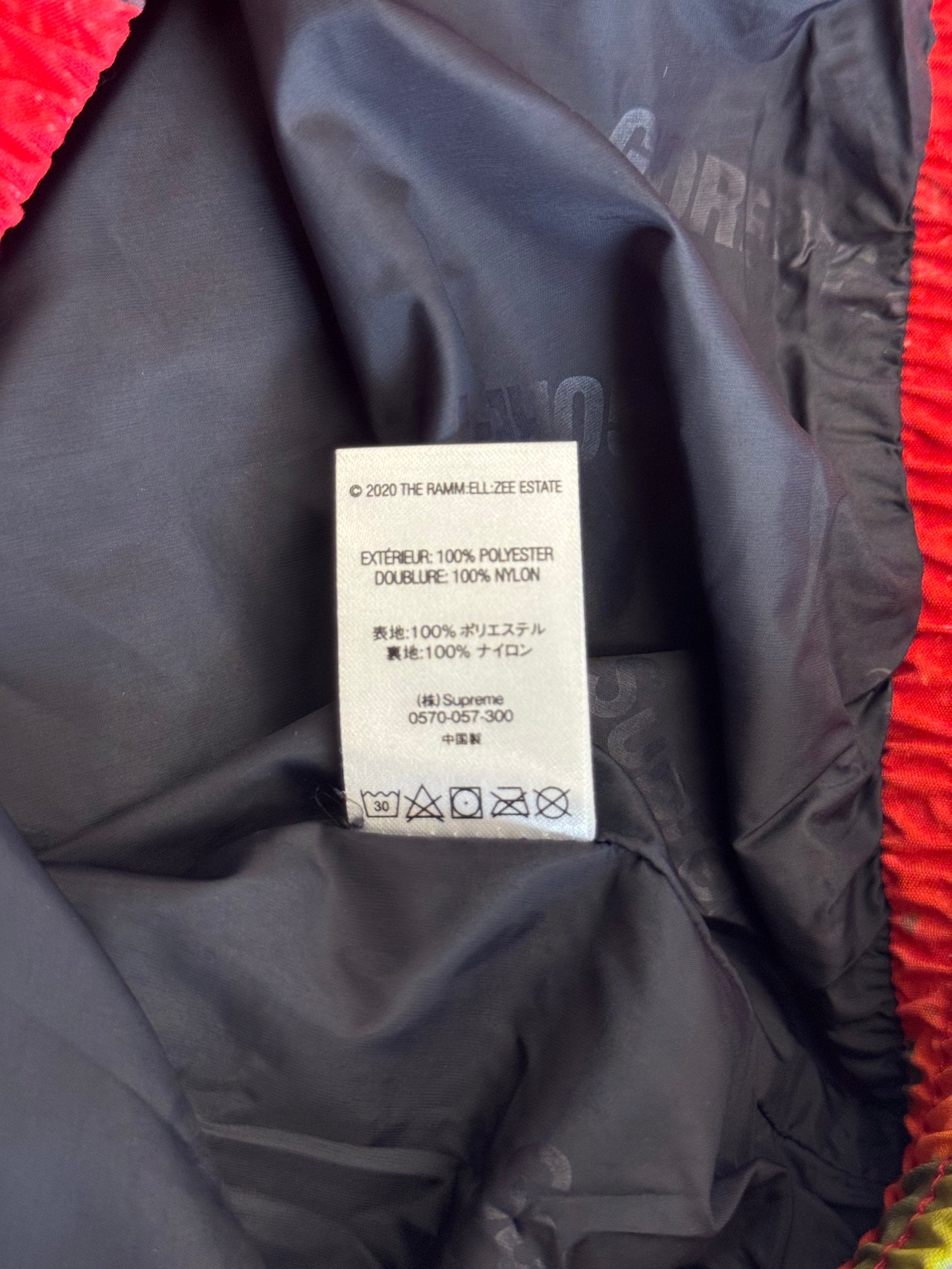 SS20 SUPREME GORE-TEX PANT RAMMALLZEE - RED