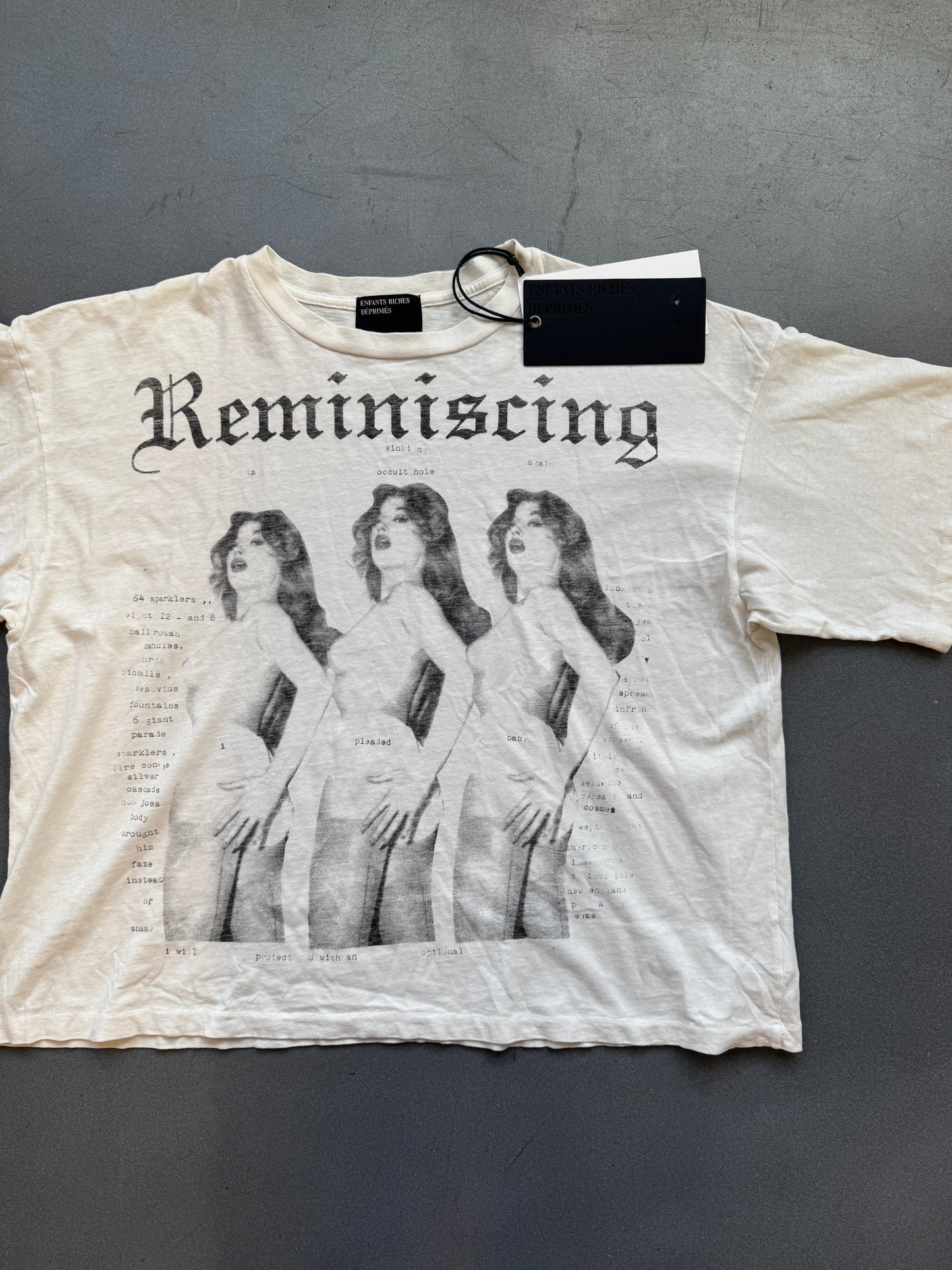 ENFANTS RICHES DEPRIMES REMINISCING ERD TEE SUMMER EXCLUSIVE (M) (NWT)