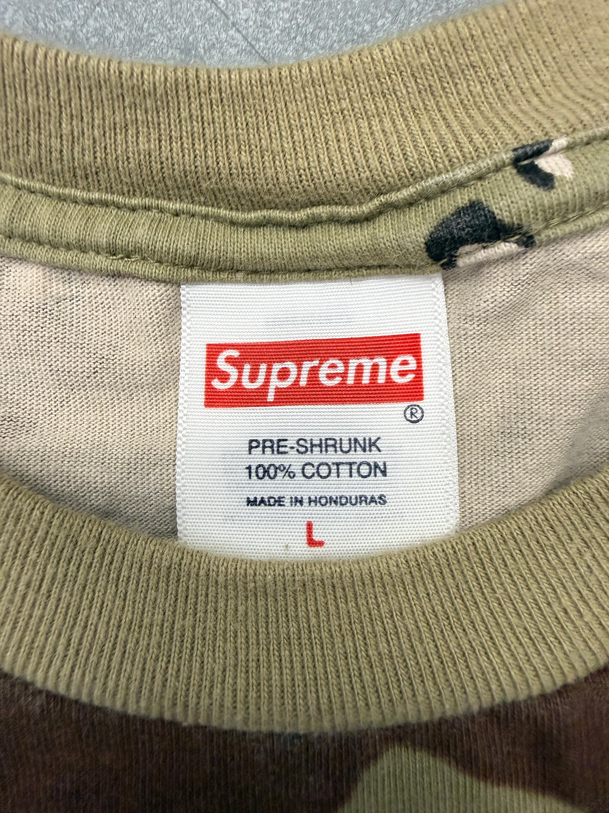 SS25 SUPREME APHEX TWIN WINDOWLICKER TEE - CAMO