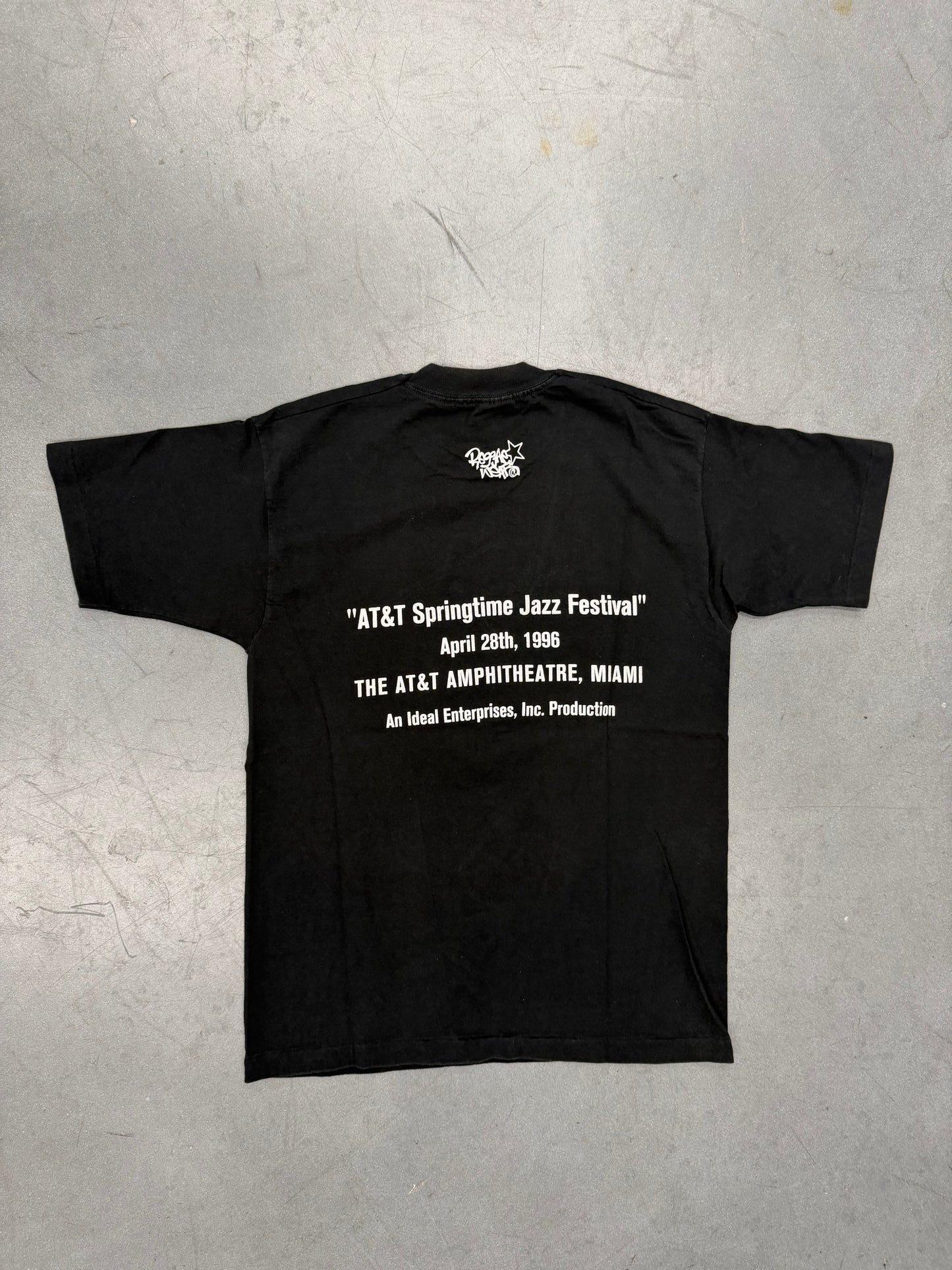 1996 AT&T SPRINGTIME JAZZ FESTIVAL SAXOPHONE TEE (FOTL TAG)
