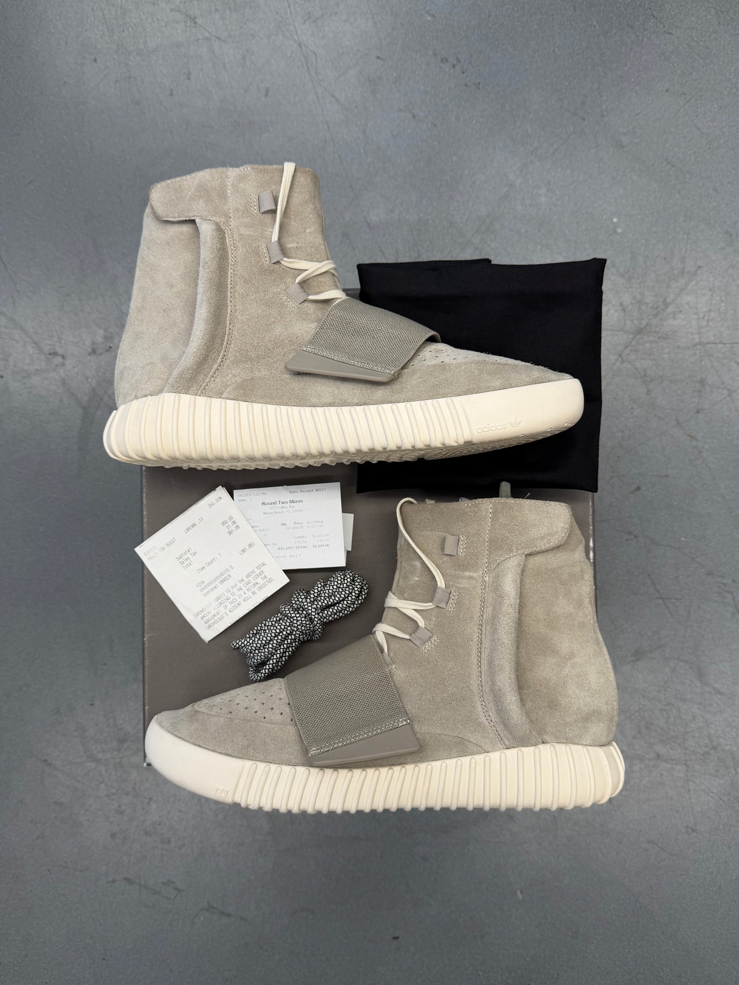 2015 ADIDAS YEEZY BOOST 750 OG GREY (W/BOX)