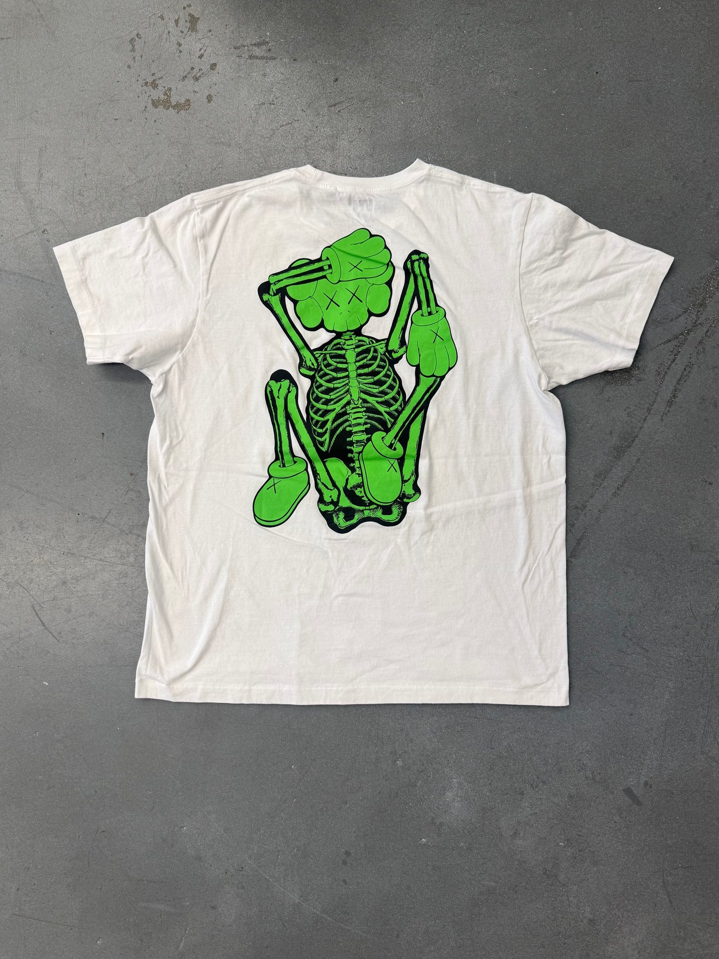 KAWS X UNIQLO SKELETON NEW FICTION TEE