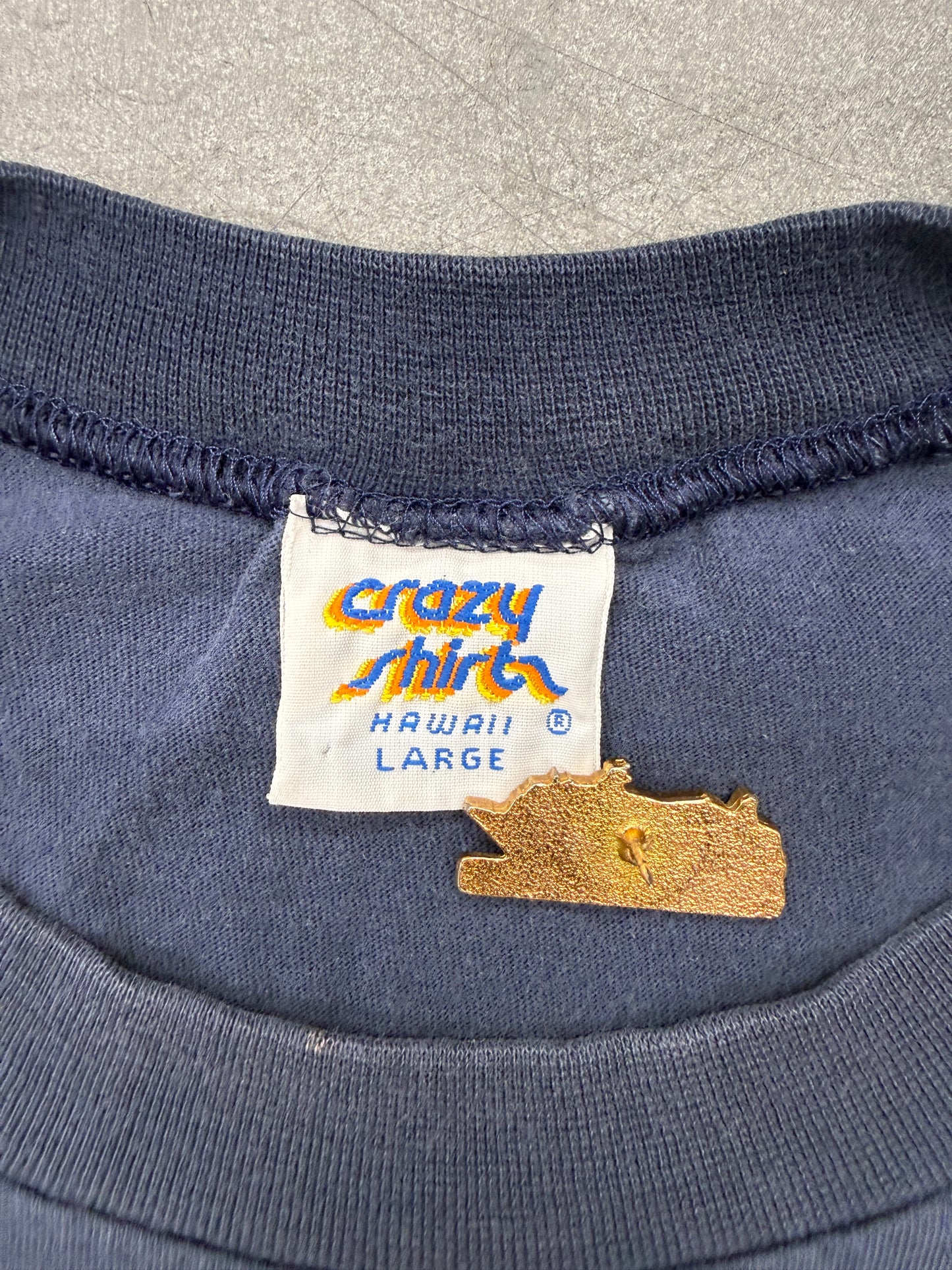 90S MAUI WAVERIDERS SURF TEE (CRAZY SHIRT TAG)