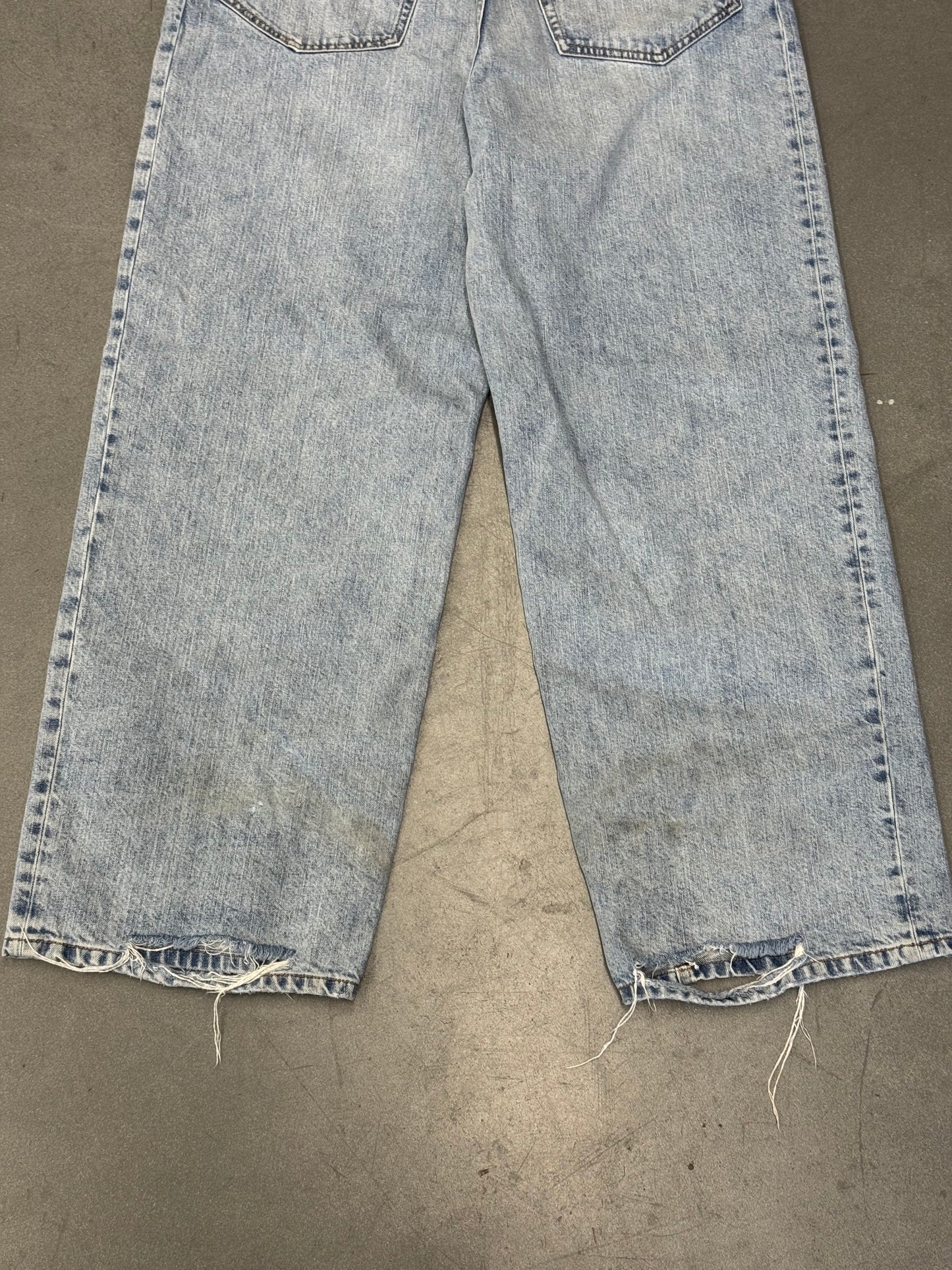 SS24 BALENCIAGA BAGGY DENIM JEANS - BLUE