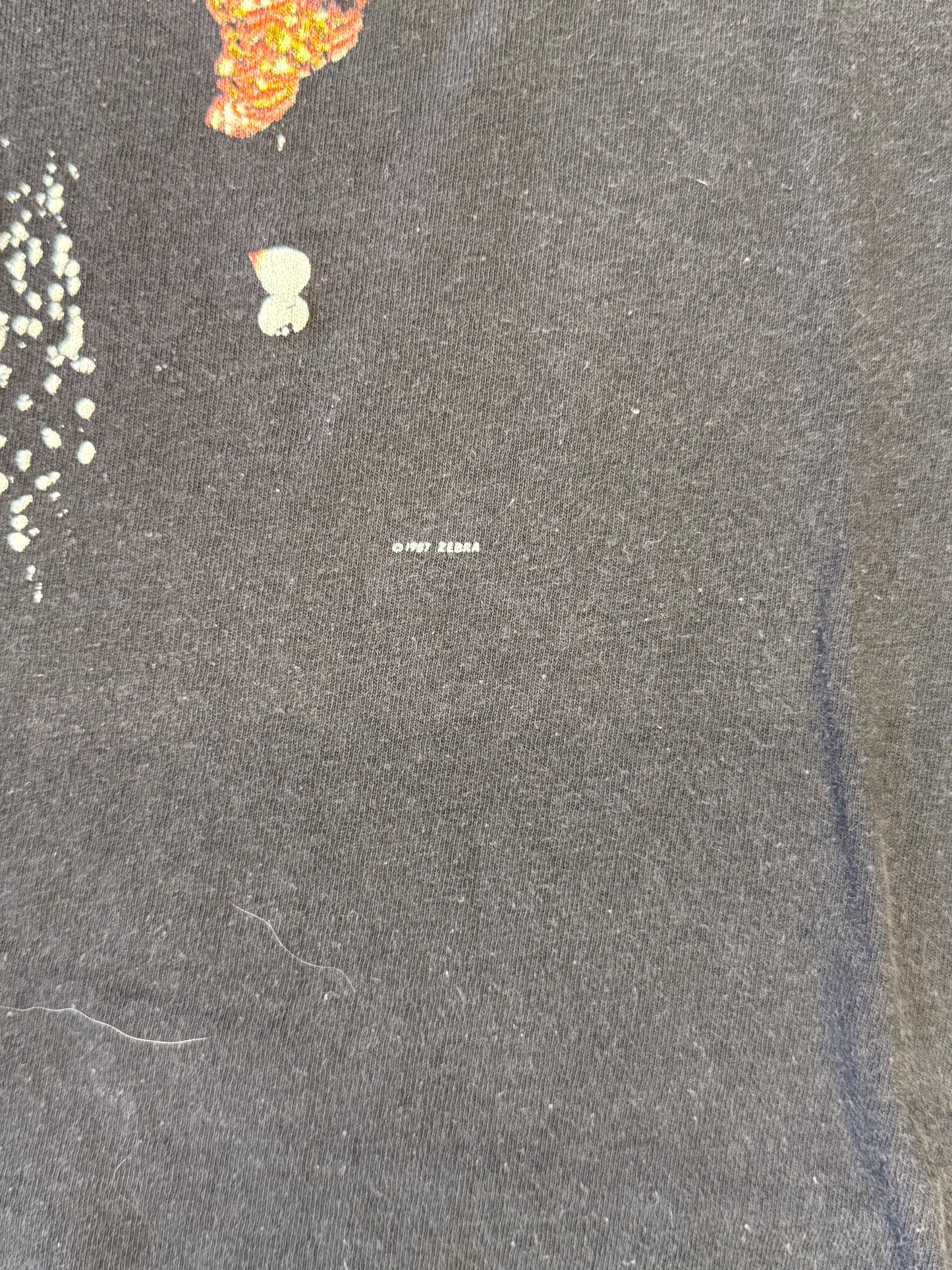 1987 SIOUXSIE AND THE BANSHEES ZEBRA TEE (CUT SCREEN STARS TAG)