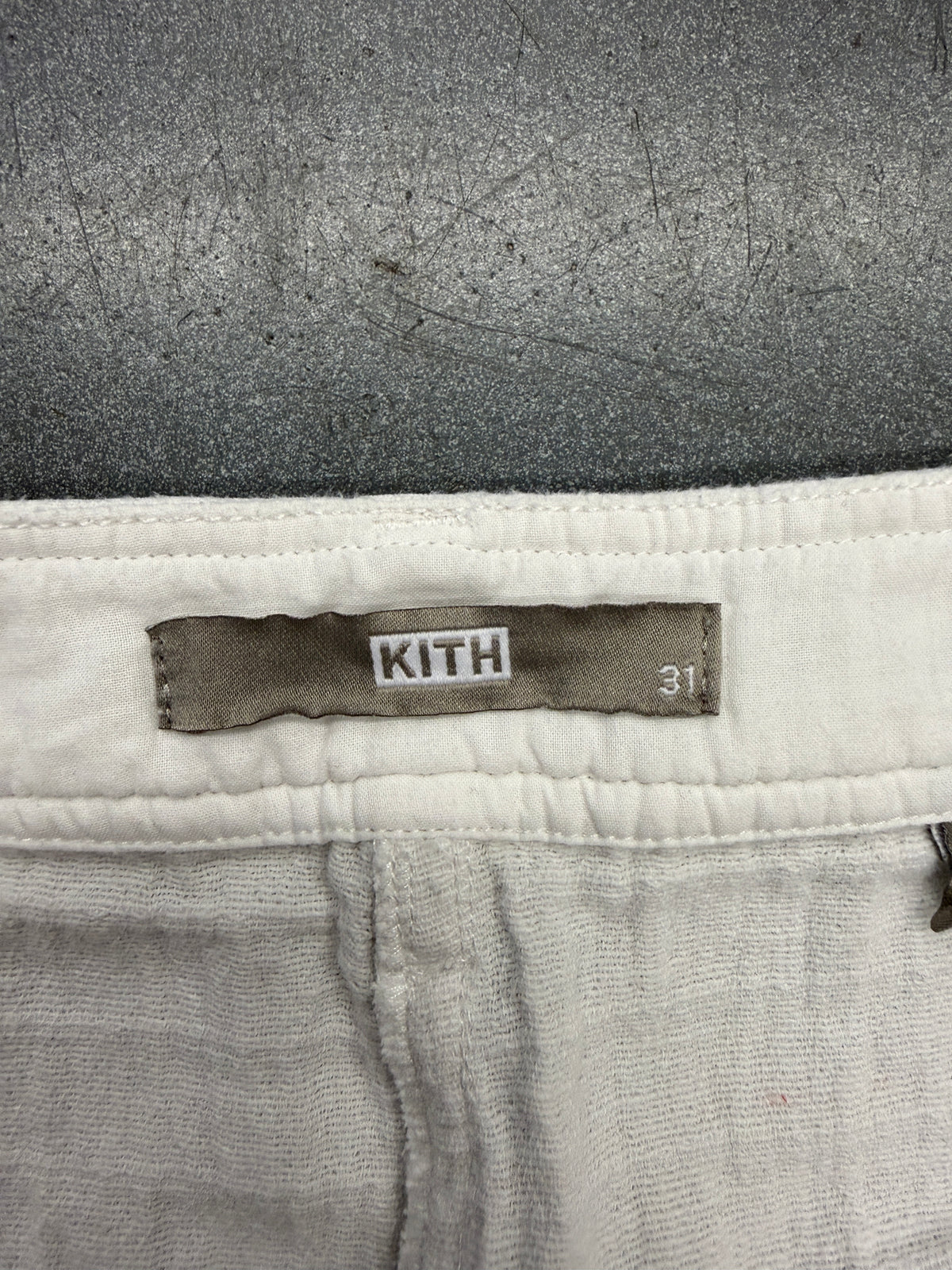 SS23 KITH WOMEN RAINER QUILTED UTILITY PANTS - WHITE