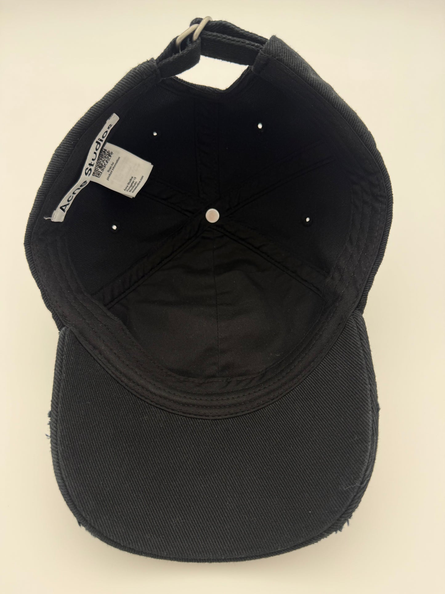 ACNE STUDIOS TWILL LOGO CAP