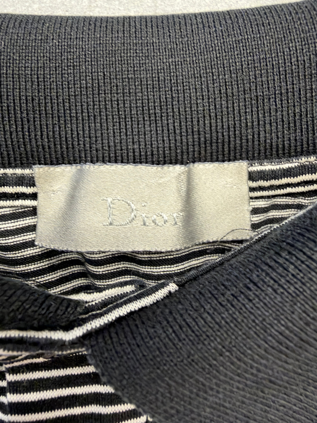 SS03 DIOR HOMME STRIPED BEE POLO BY HEDI SLIMANE