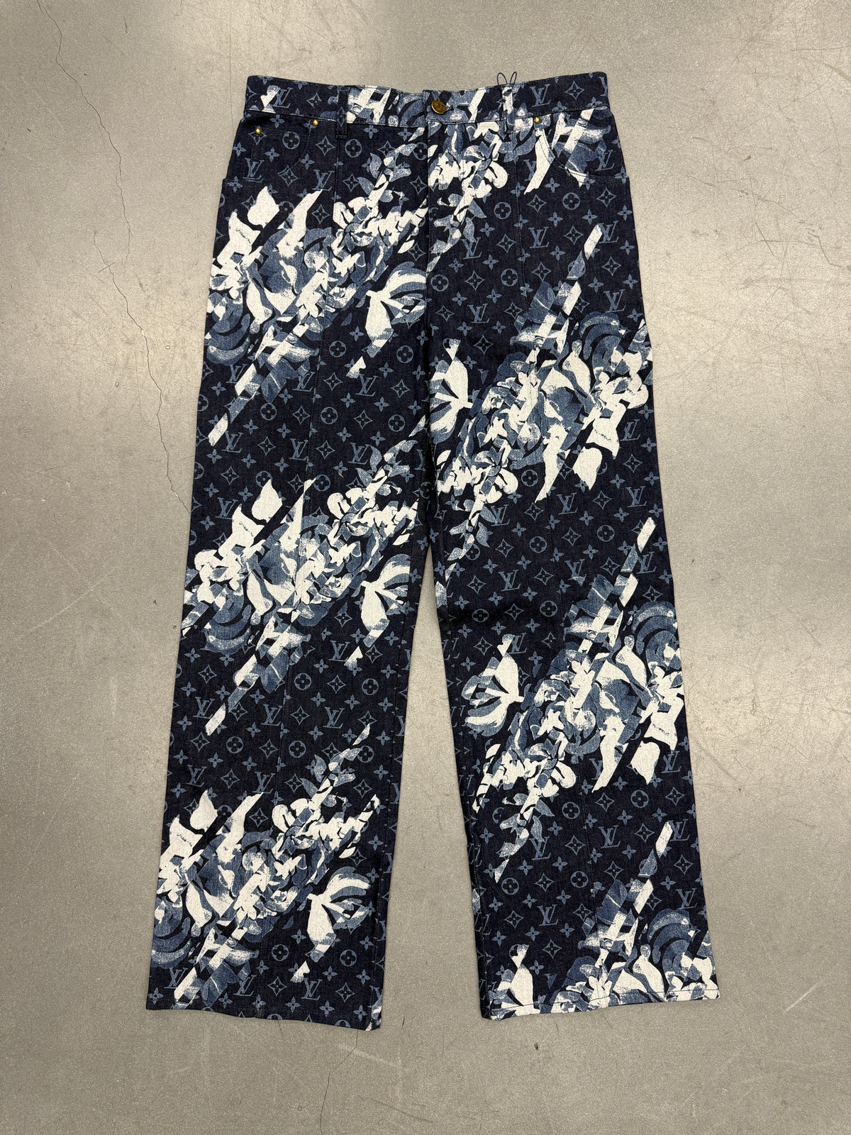 SS21 LOUIS VUITTON MONOGRAM PATCHWORK DENIM