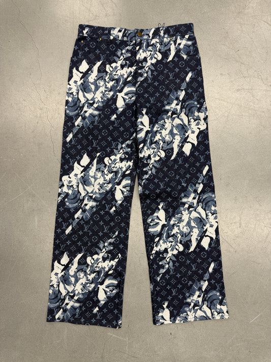 SS21 LOUIS VUITTON MONOGRAM PATCHWORK DENIM