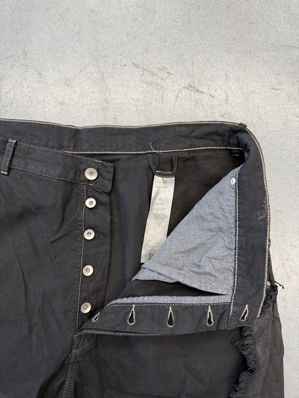FW25 RICK OWENS "CONCORDIANS" JORIS JEANS