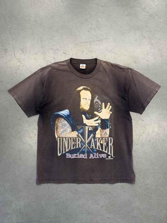 1998 WWF THE UNDERTAKER "BURIED ALIVE" TEE (AAA TAG)
