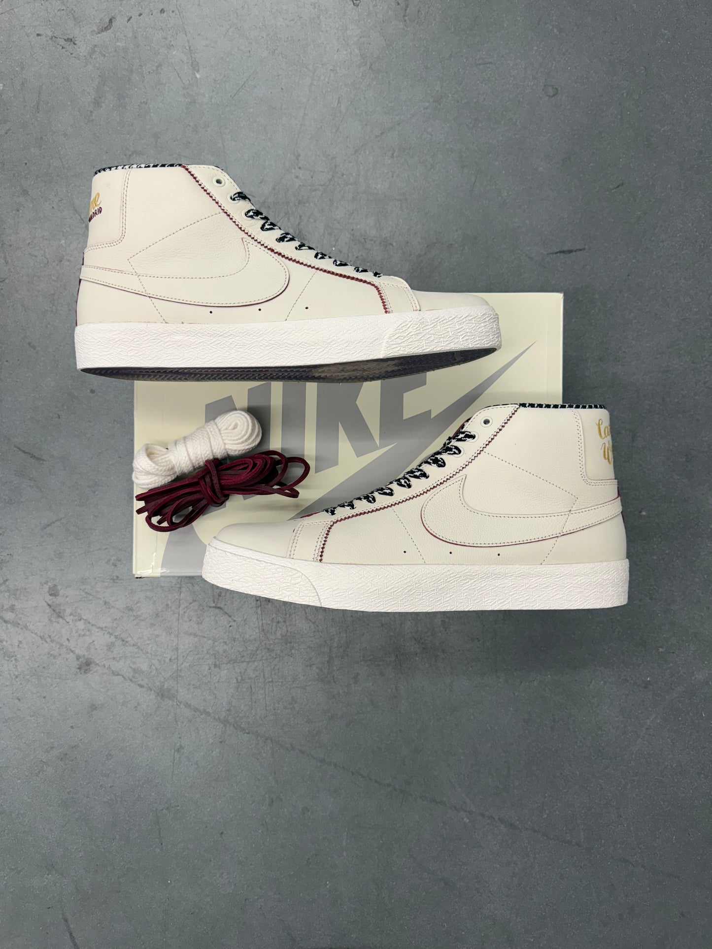 2024 SIZE 13 NIKE SB ZOOM BLAZER MID QS WELCOME SKATEBOARDING