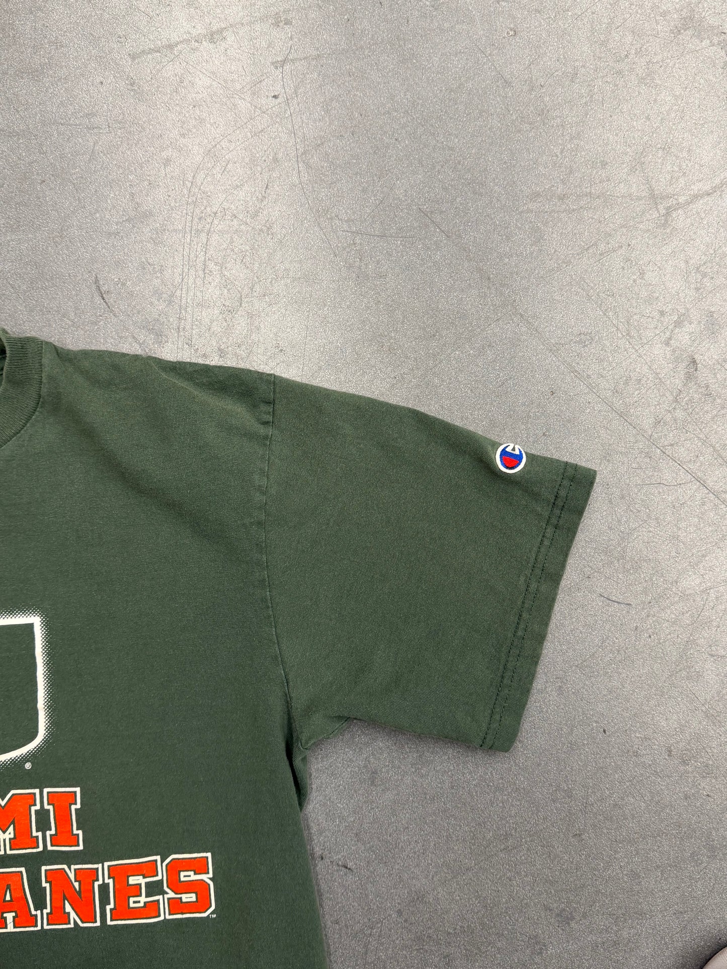 Y2K MIAMI HURRICANES "CANES" TEE (CHAMPION TAG)