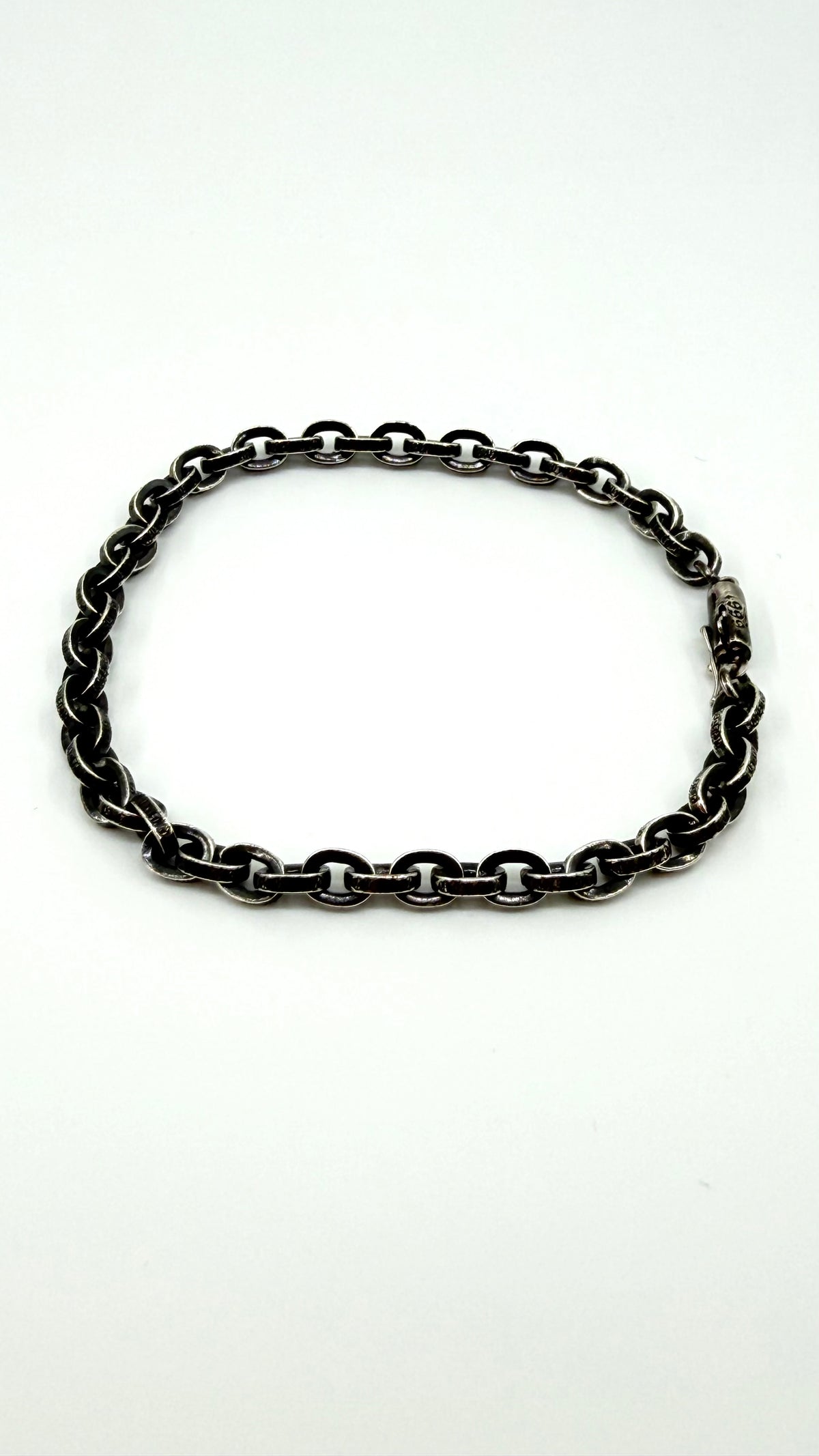 CHROME HEARTS SILVER PAPER CHAIN BRACELET