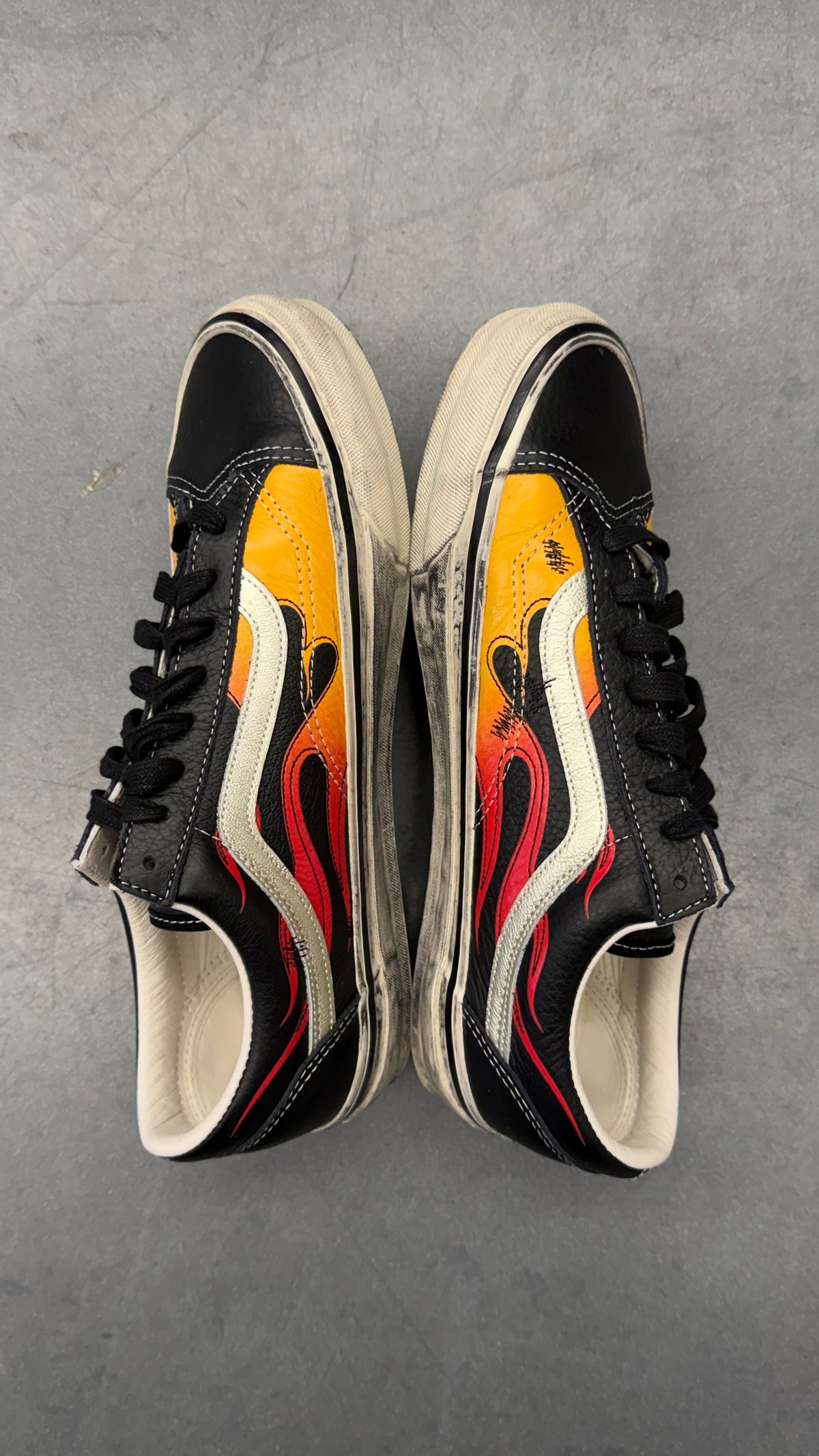 2026 VANS LX SKOOL ARCHIVE FLAME BLACK