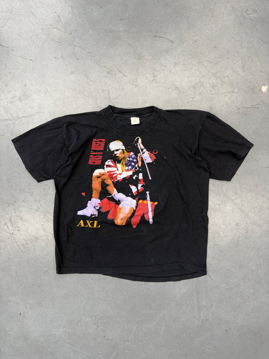 1992 GUNS N' ROSES AXL "KILL YOUR RIVALS" GERMANY WORLD TOUR TEE (AMERICAN STYLE TAG)