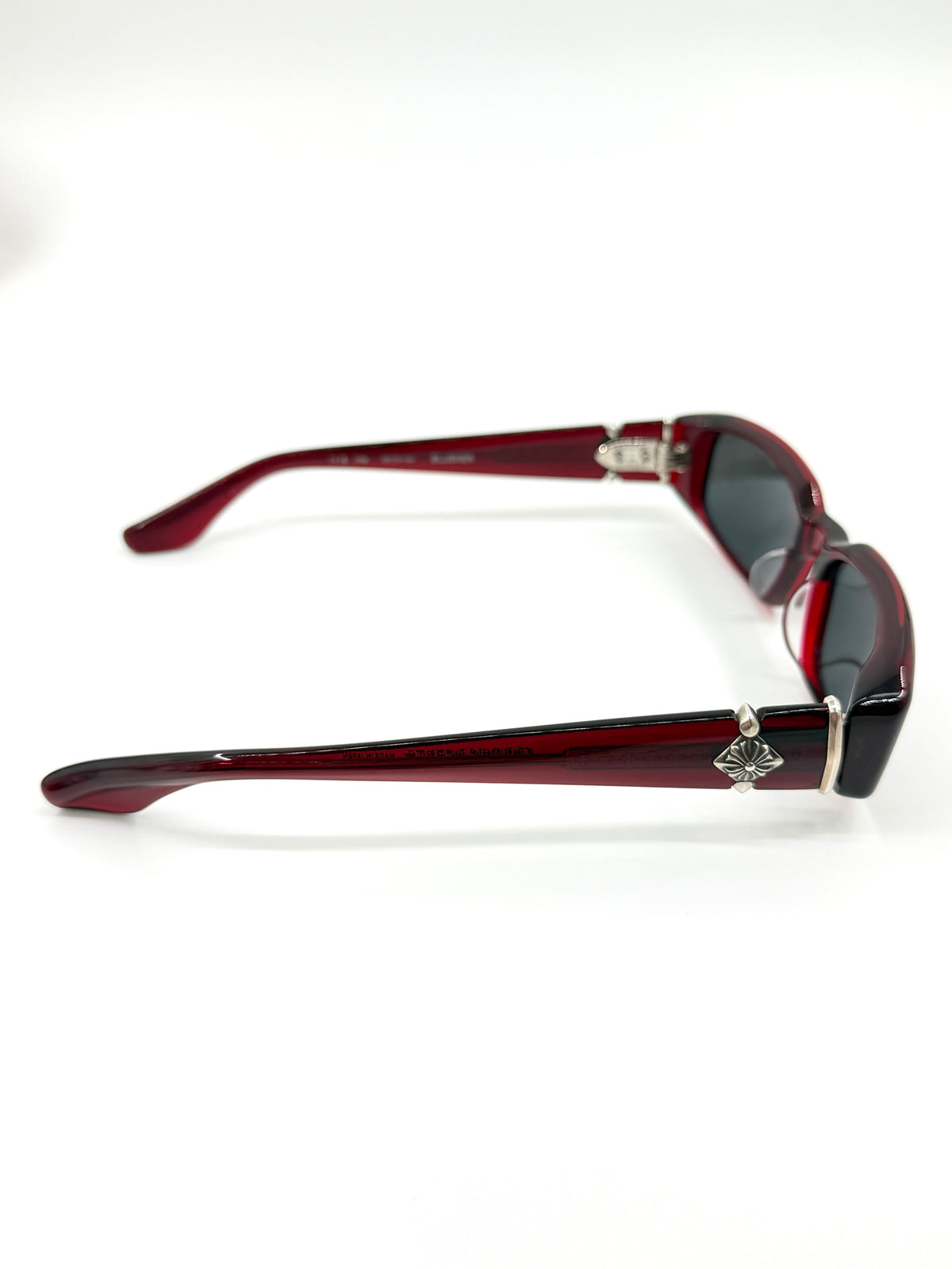 CHROME HEARTS BLUEHER SUNGLASSES - RED
