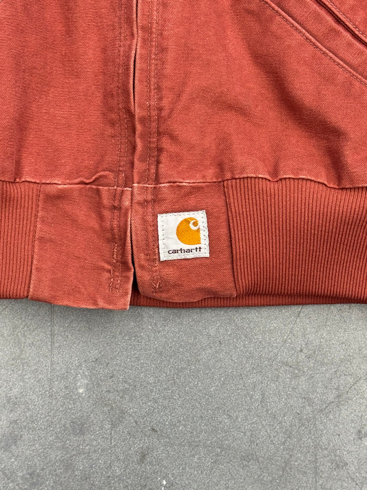 VINTAGE CARHARTT FOR WOMEN INSULATED ZIP-UP CANVAS JACKET