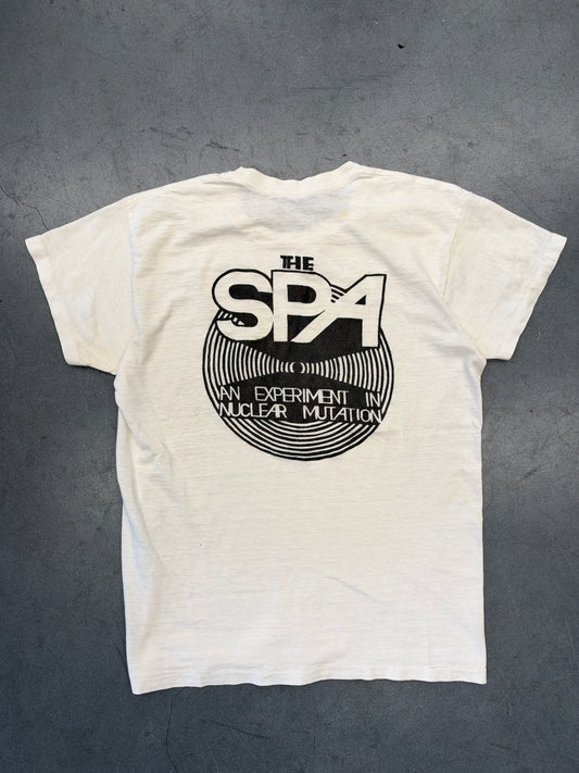 1970S THE SPA NUCLEAR MUTATION PSYCHEDELIC TEE (70S HANES TAG)
