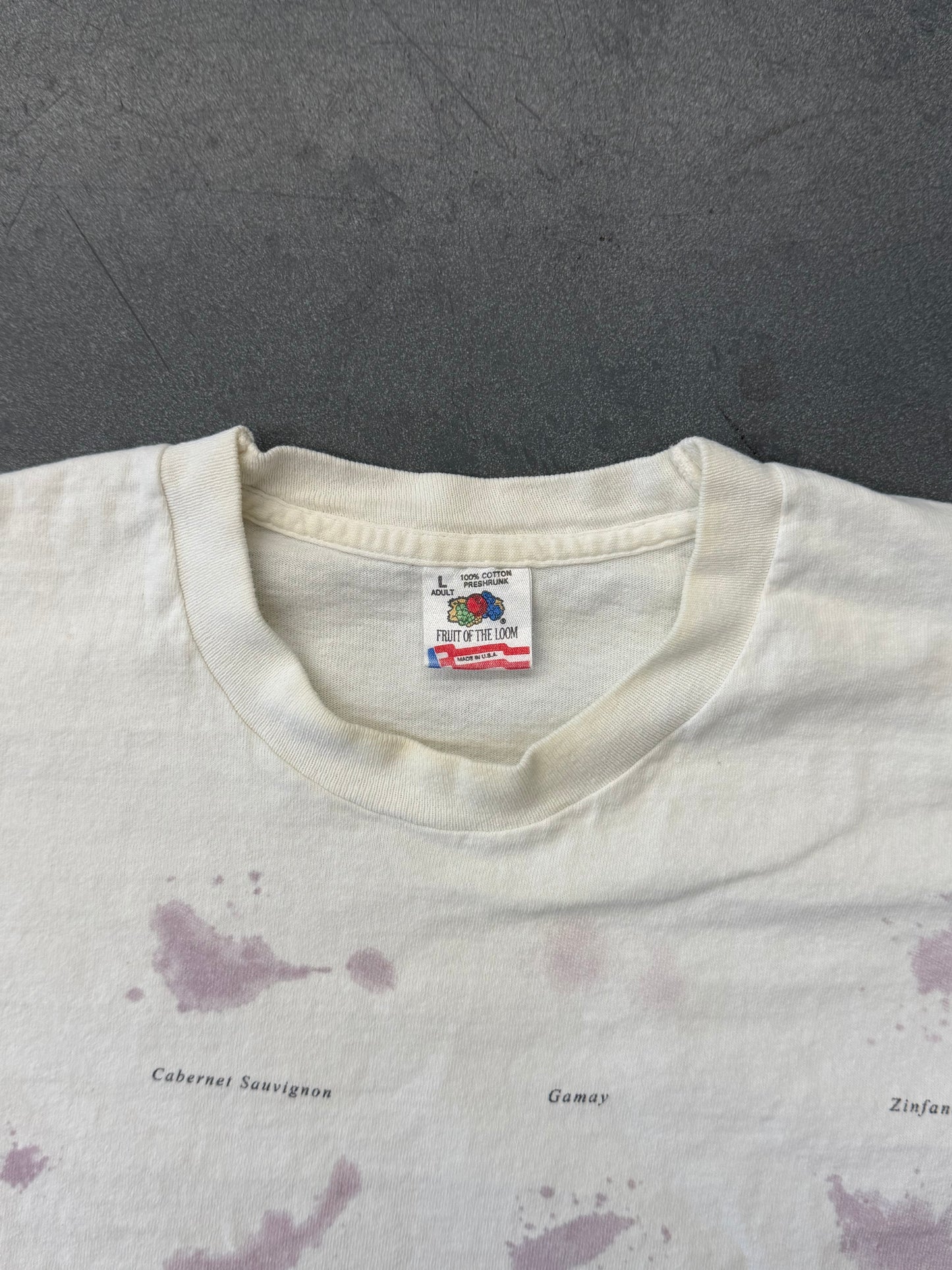 90'S WINE STAIN TEE (FOTL TAG)