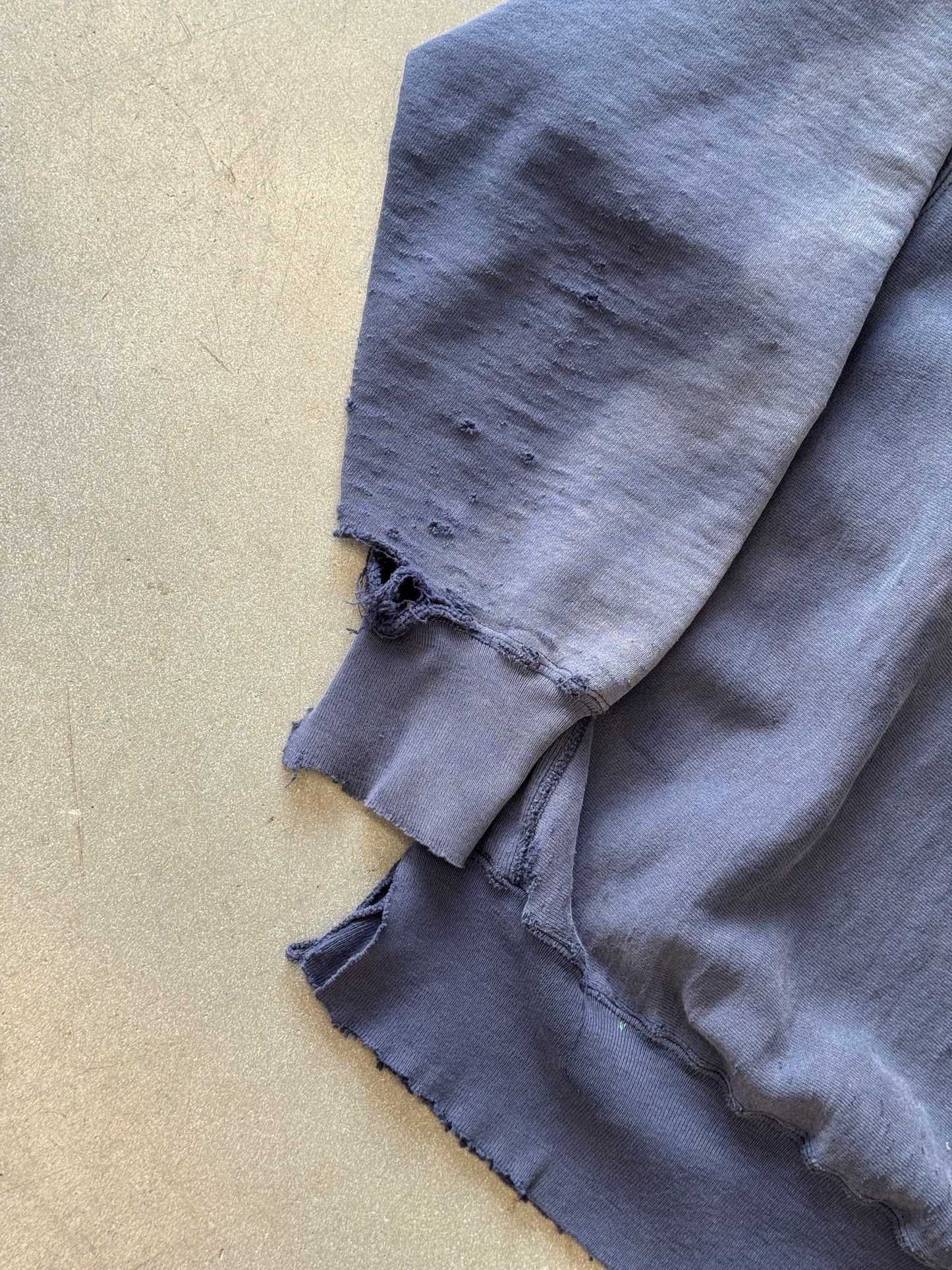 VINTAGE CHAMPION REVERSE WEAVE MICHIGAN DISTRESSED CREWNECK SWEATER