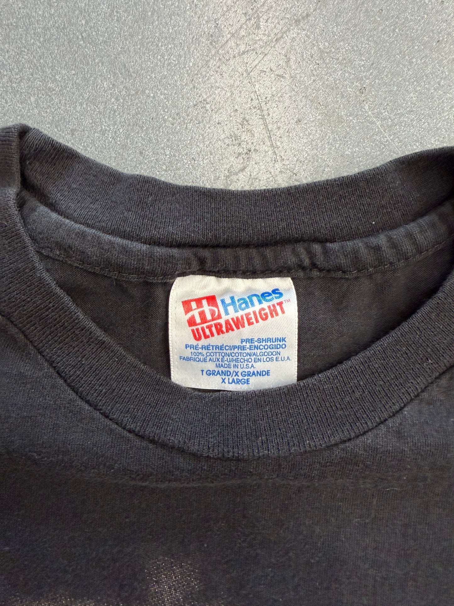 1992 OZZY OSBOURNE NO MORE TOURS, TOUR TEE (HANES TAG)