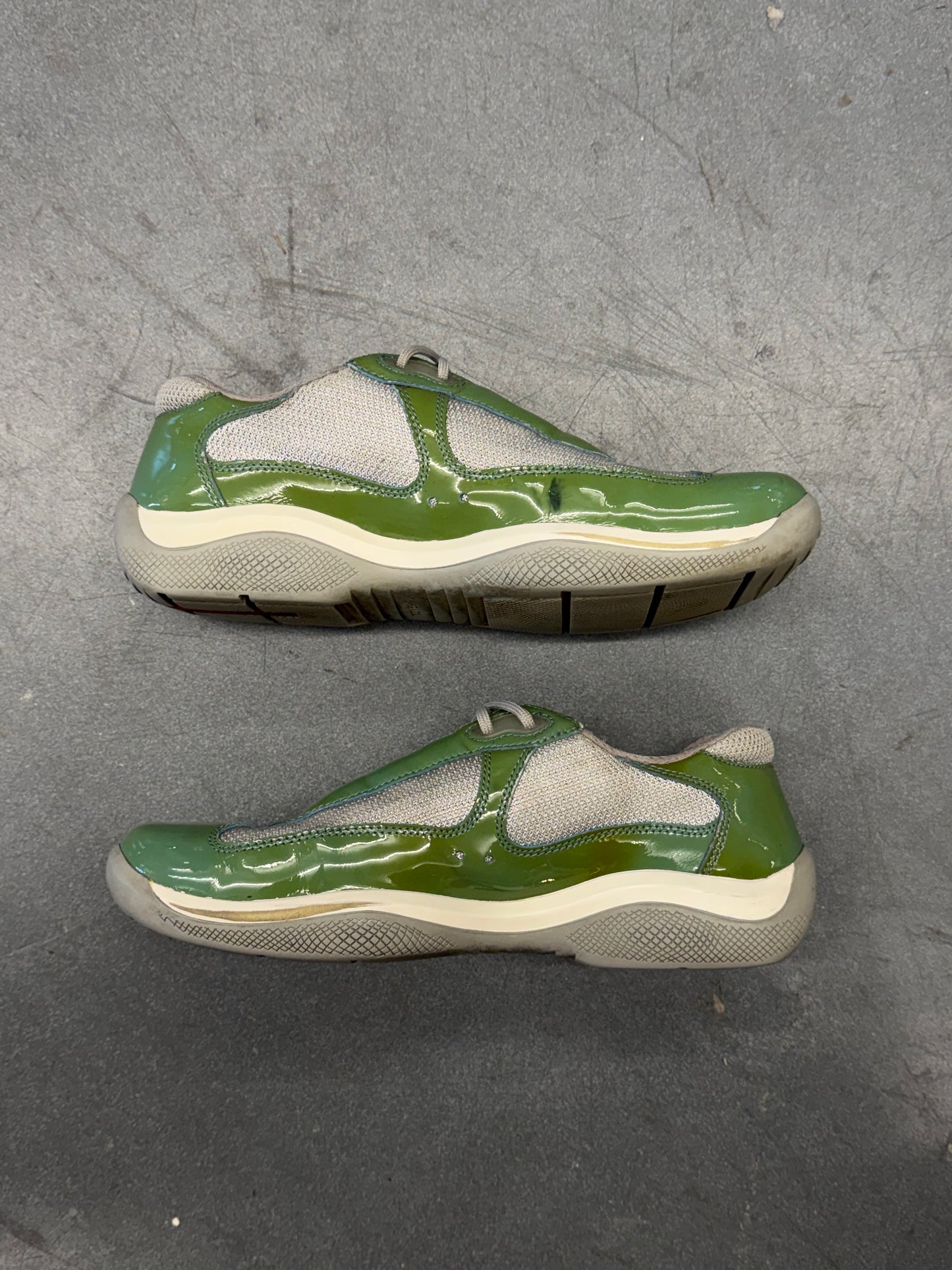 PRADA AMERICA'S CUP SNEAKER - GREEN (W/O BOX)