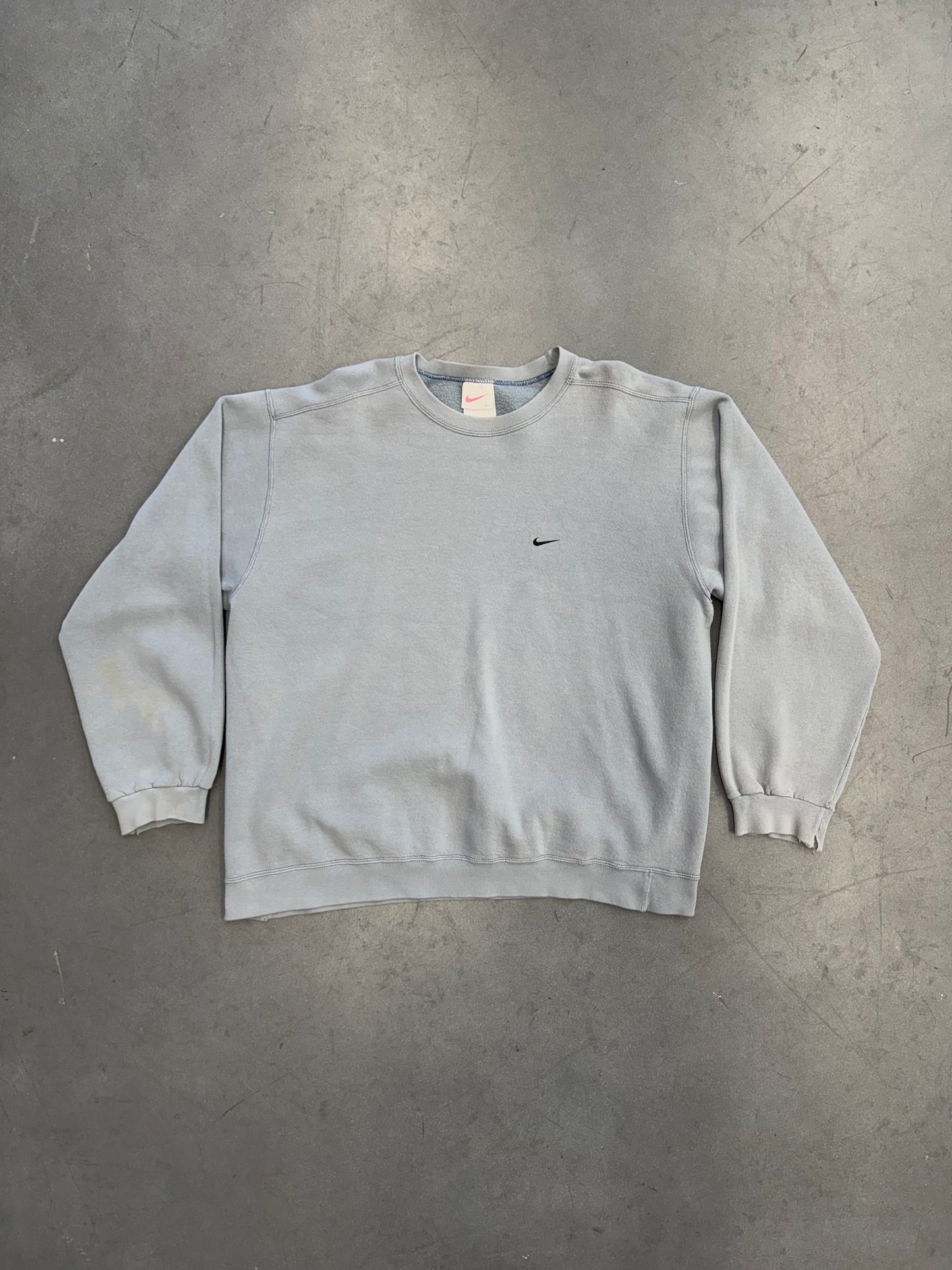 90S NIKE SIDE SWOOSH CREWNECK - SLATE BLUE