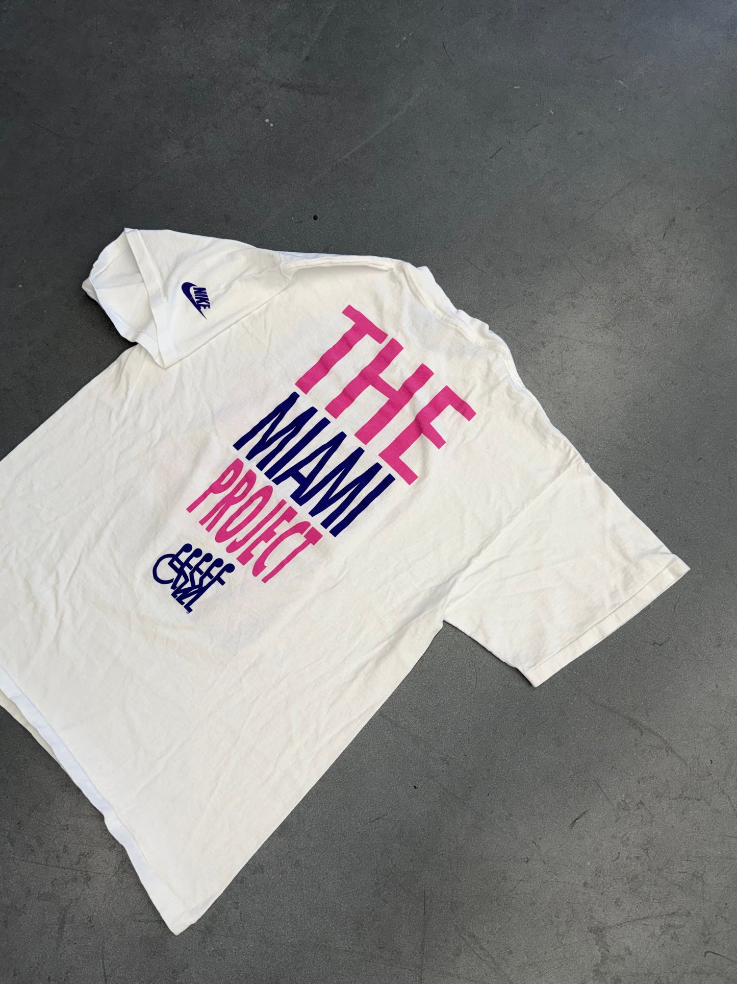 90S NIKE MARC BUONICONTI THE MIAMI PROJECT TEE (GREY NIKE TAG)