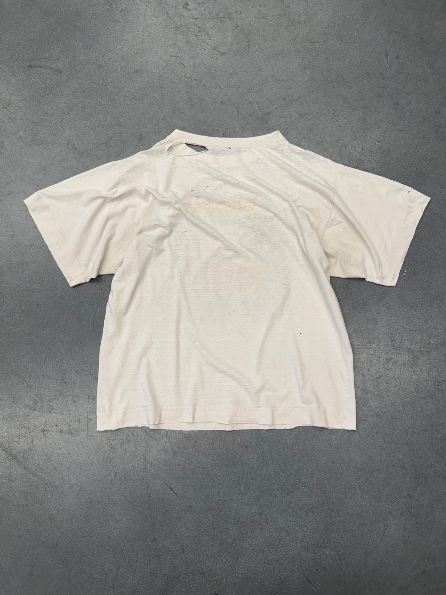 80S THRUST IS GETTING CLOSER DISTRESSED TEE (PULLED TAG)