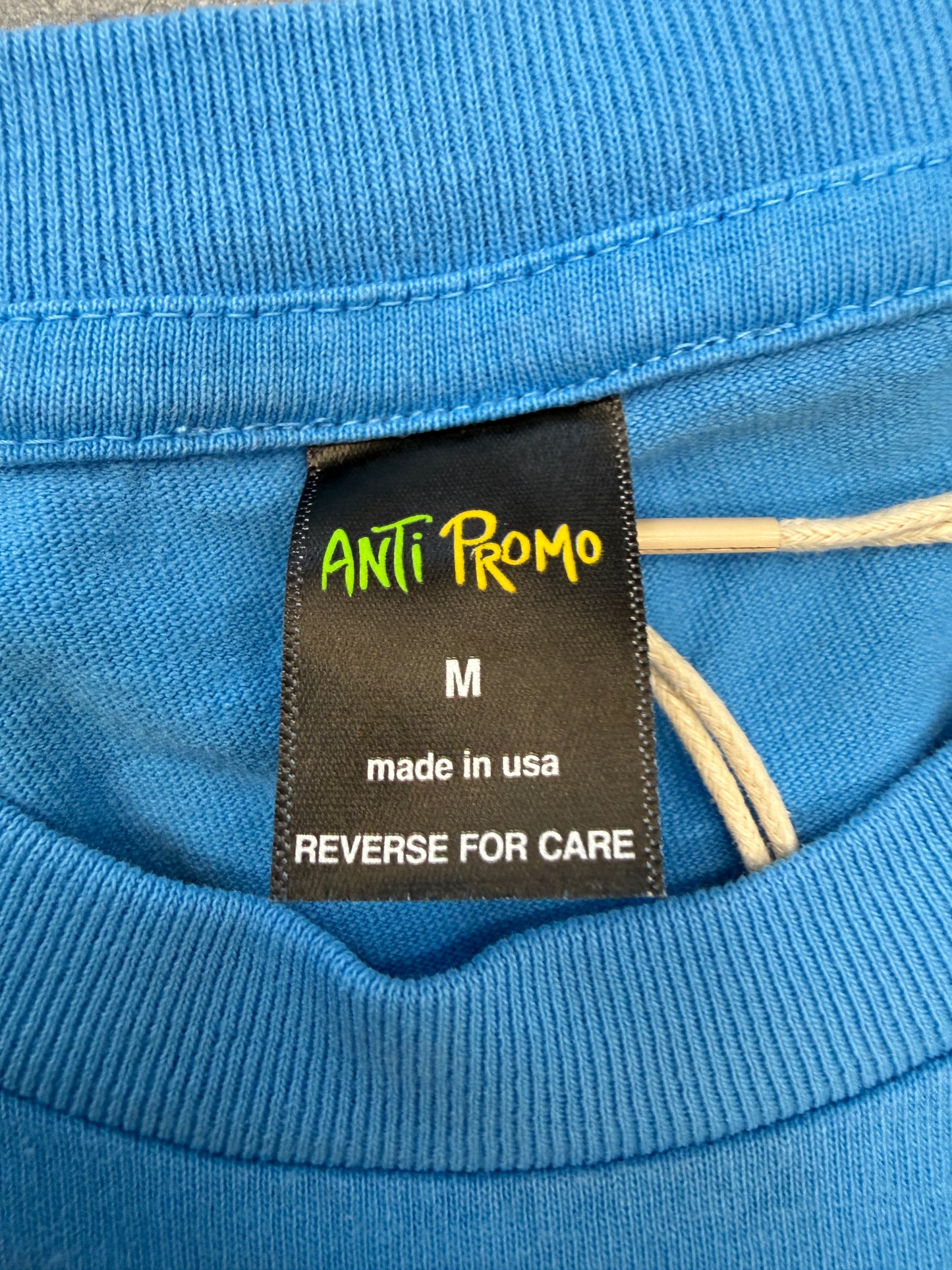 MATTY BOY ANTI PROMO POCKET TEE - LIGHT BLUE