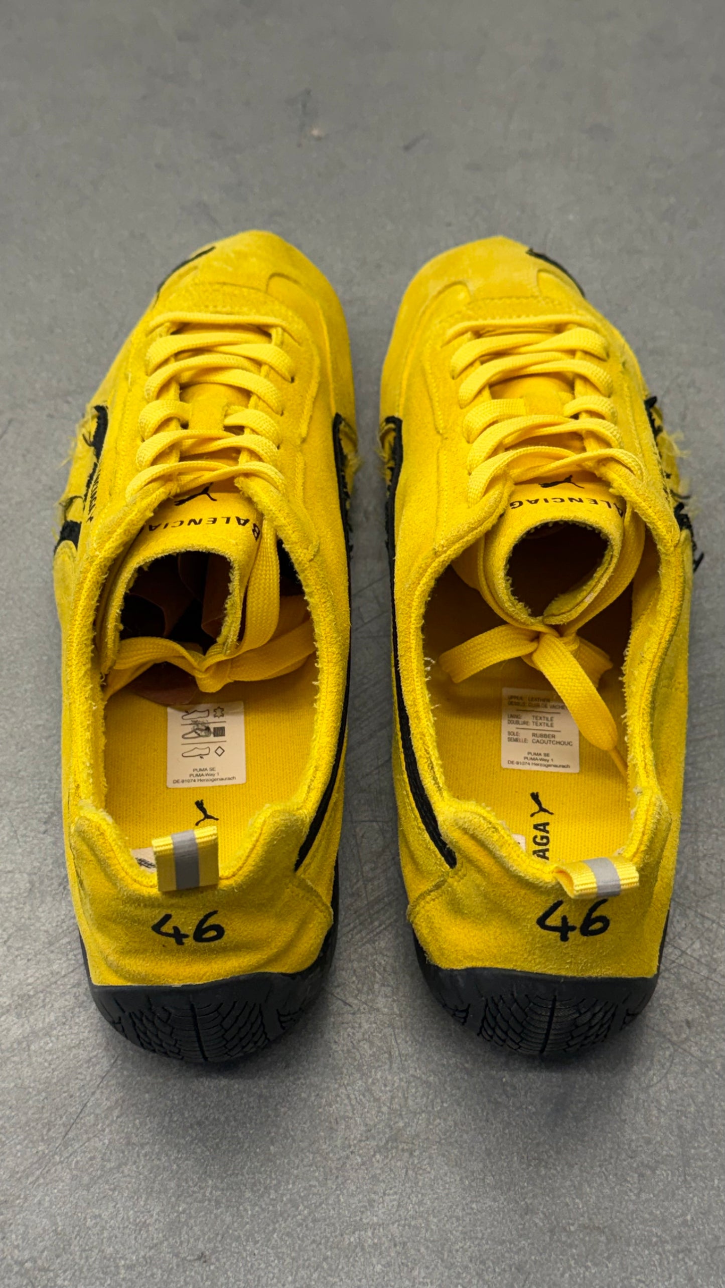 2025 BALENCIAGA PUMA SPEED CAT SUEDE
