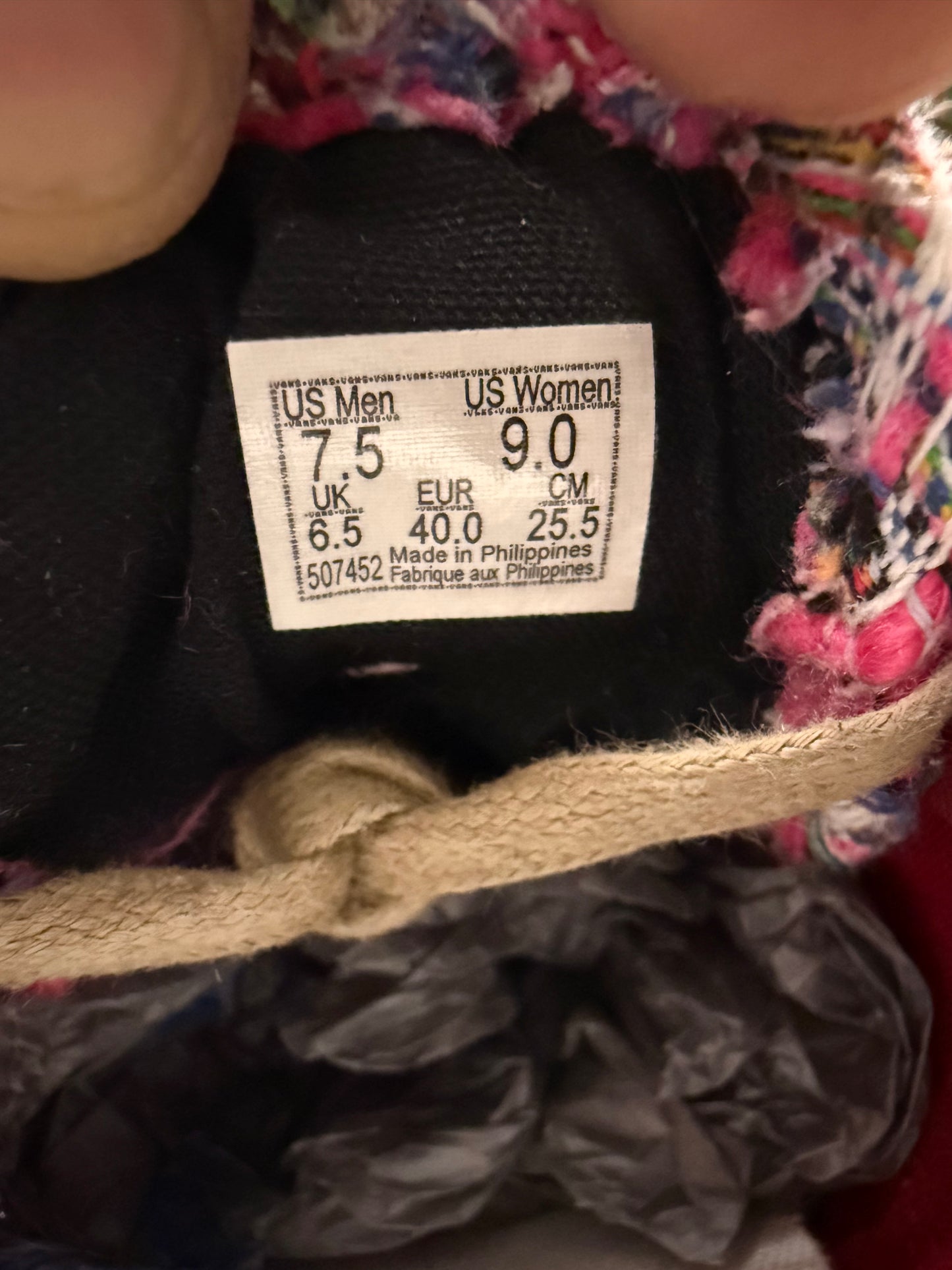 2025 SIZE 7.5 VANS OLD SKOOL 36 LX SOUVENIR WARM BROWN (PRE-OWNED WITH BOX)