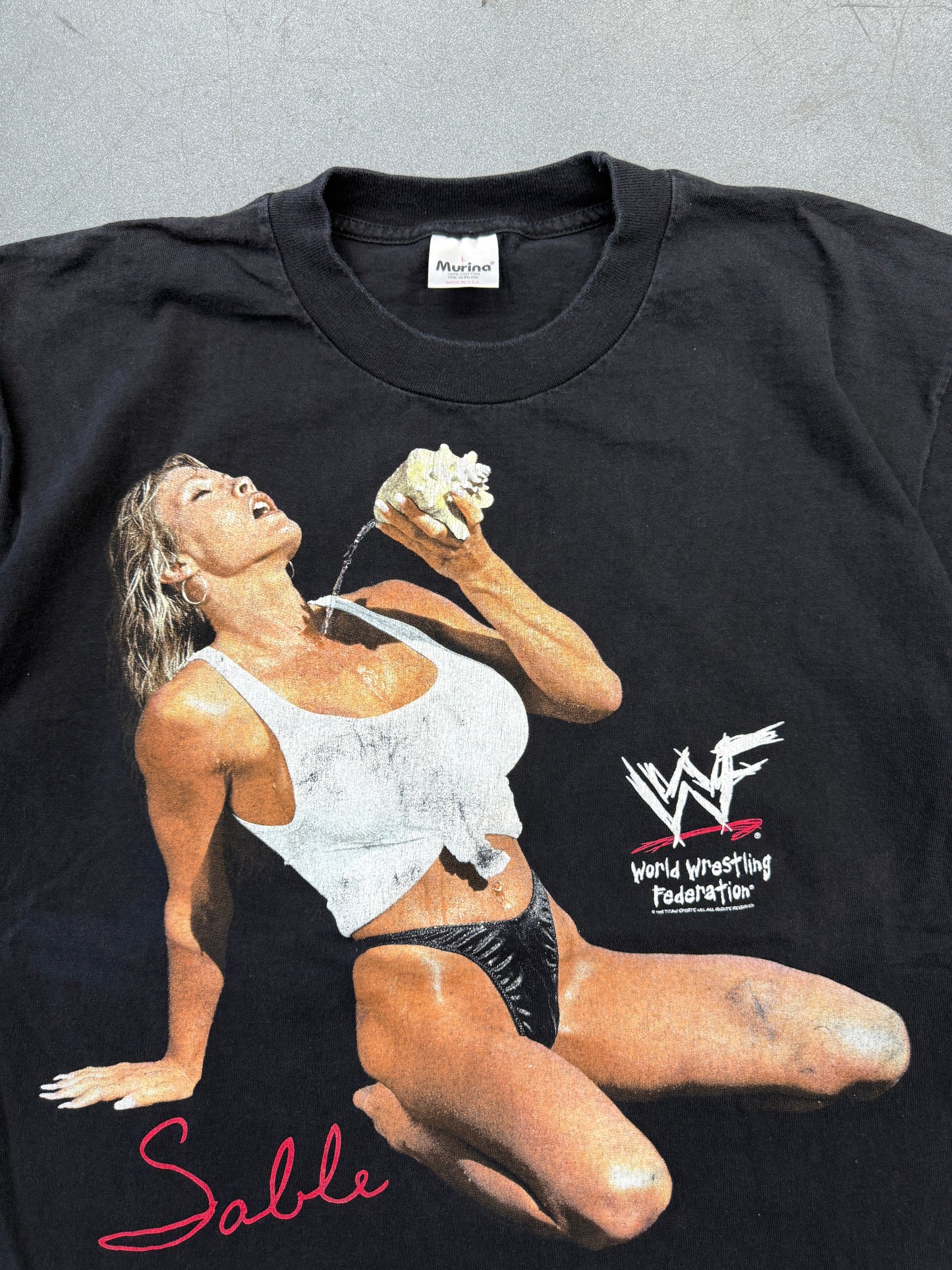 1998 WWF SABLE SEASHELL TEE (MURINA TAG)