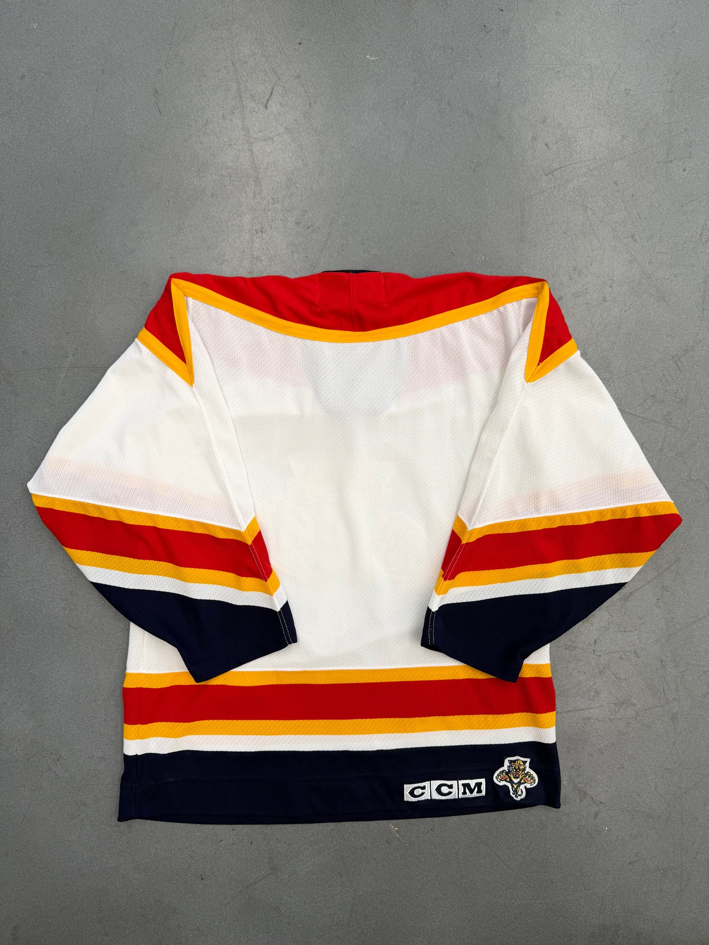 90'S FLORIDA PANTHERS NHL CCM WHITE HOCKEY JERSEY