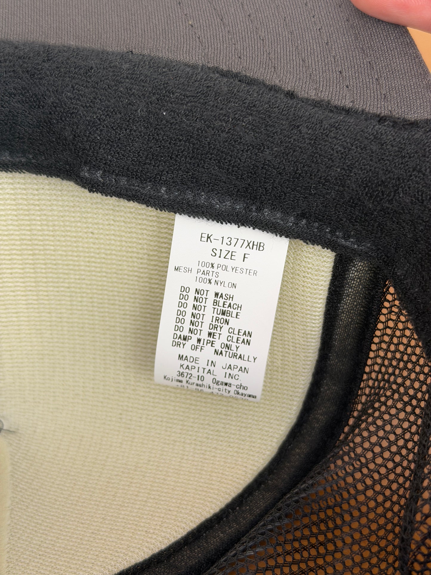 KAPITAL KOUNTRY PEARL CLUTCHER TRUCKER HAT