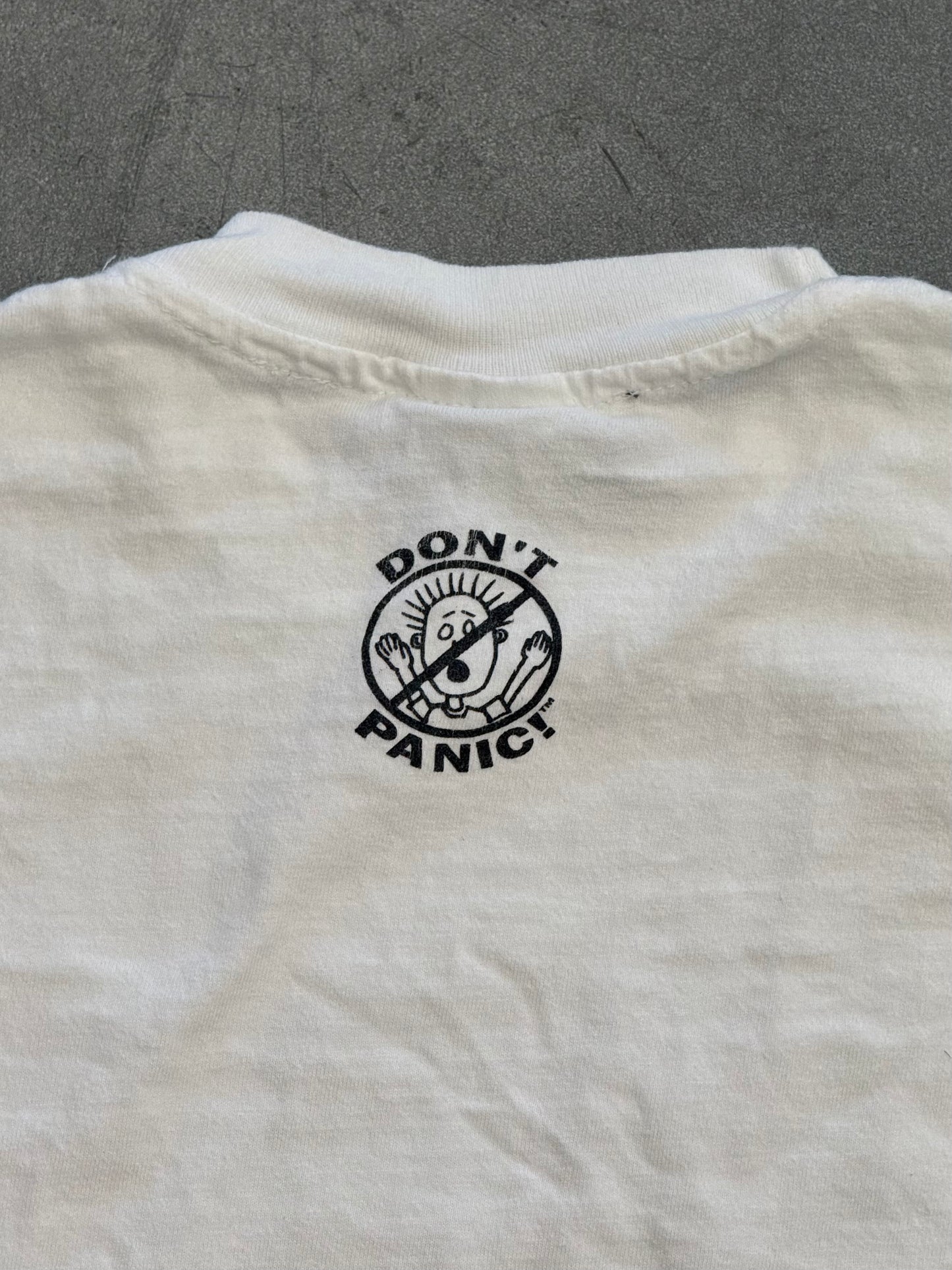 1992 DON'T PANIC! "HATE IS NOT A FAMILY VALUE" TEE