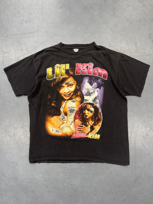 90S LIL' KIM "NO TIME" BOOTLEG RAP STYLE TEE (BAY CLUB TAG)