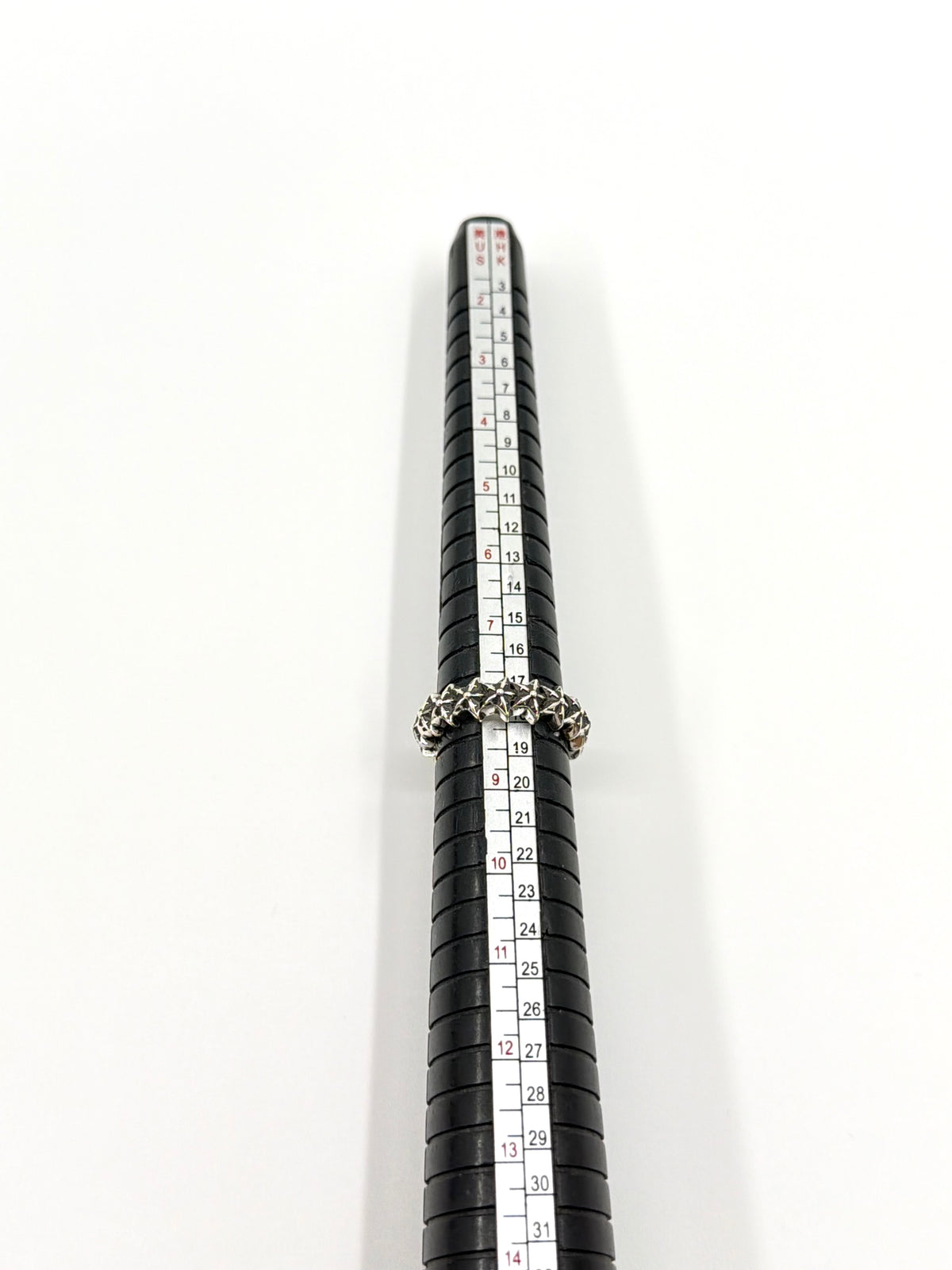 CHROME HEARTS TINY 5 POINT STAR BAND SILVER RING
