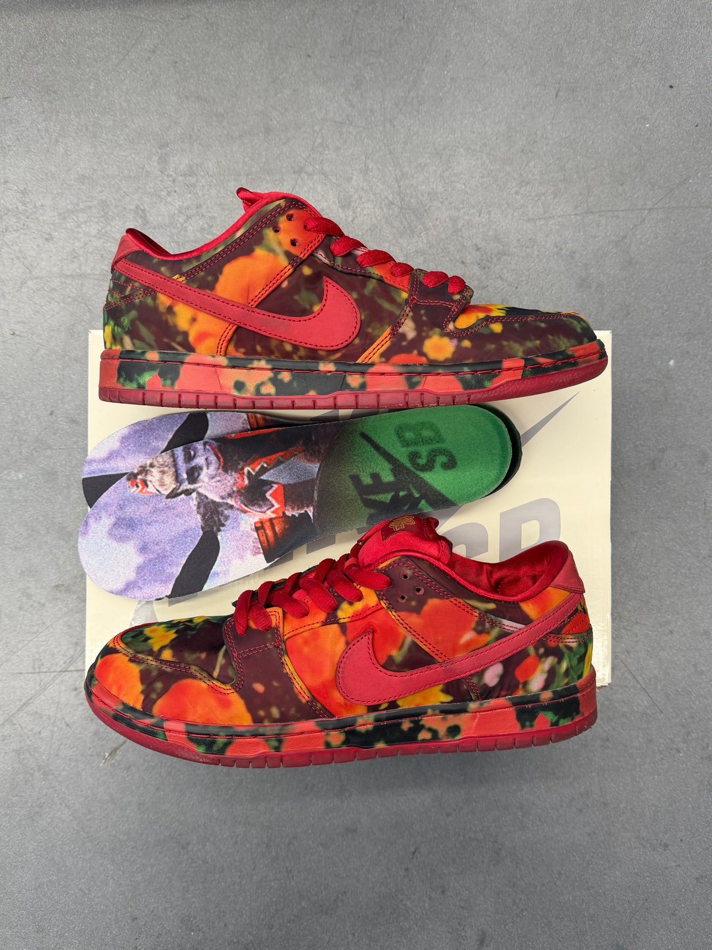 2024 NIKE SB DUNK LOW THE WIZARD OF OZ POPPY FIELD (W/BOX)