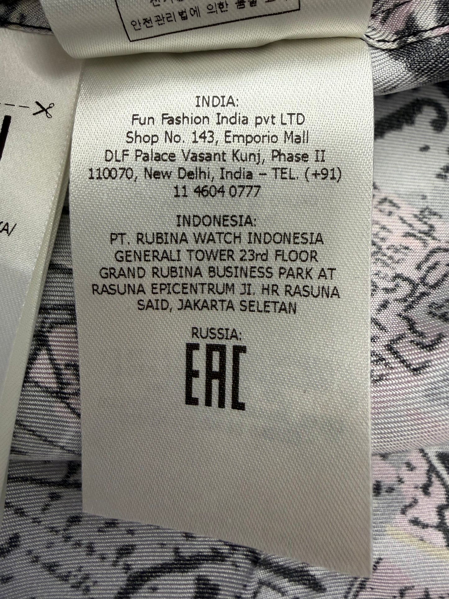 FENDI MAP SILK BUTTON-UP LONG SLEEVE SHIRT