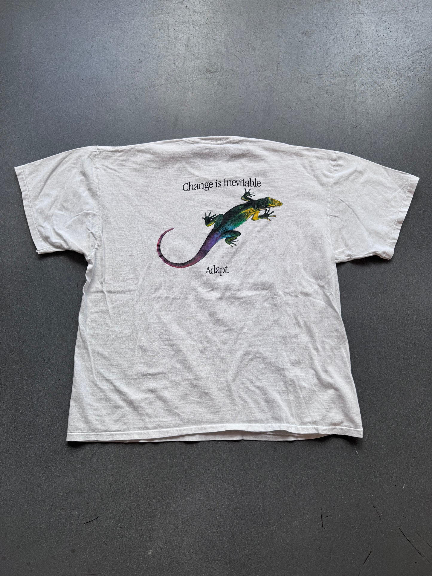 AVIRON COMPUTER TECHNOLOGIES CHANGE IS INEVITABLE ADAPT TEE (ONIETA TAG)