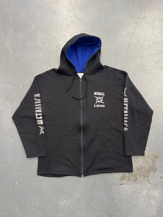 90S BOOTLEG METALLICA LOAD ZIP-UP HOODIE (USA/UK TAG)